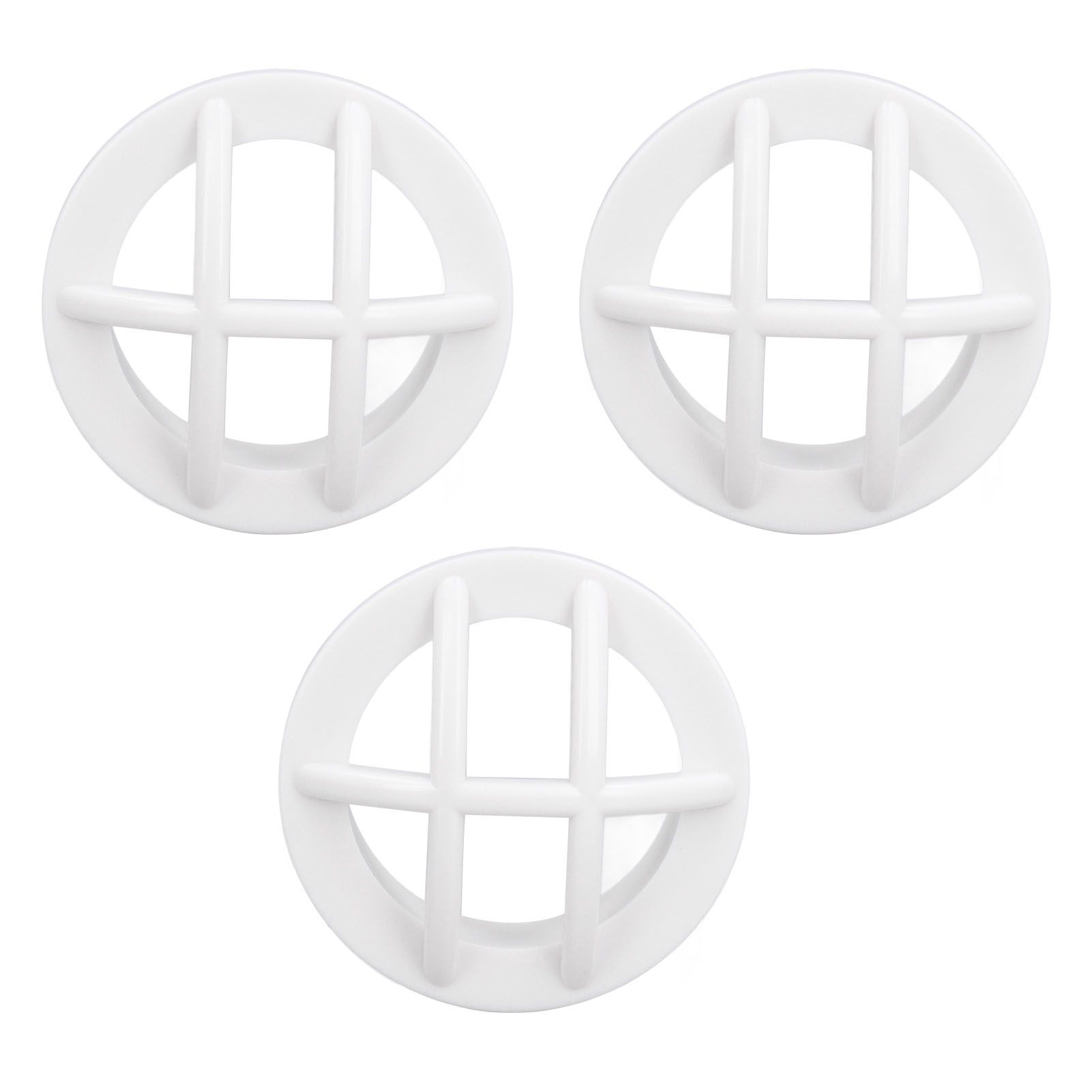 3PCS Inlet Grate Insert G1‑1/2 Male Thread Wall Mounted Grille Fitting Round view 10