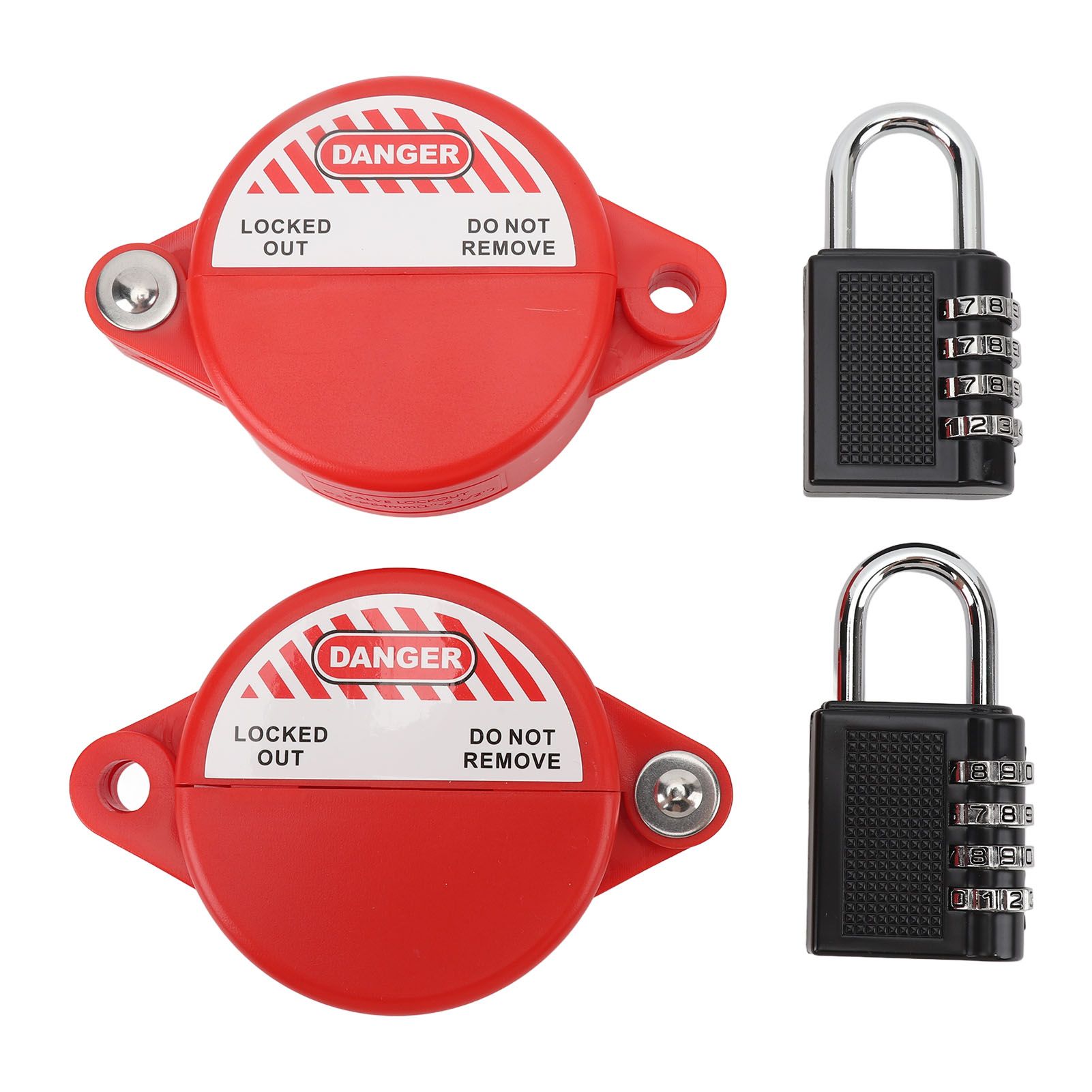 Gate Valve Lockout Device Engineering Plastic Zinc Alloy Water Spigot Lock view 3