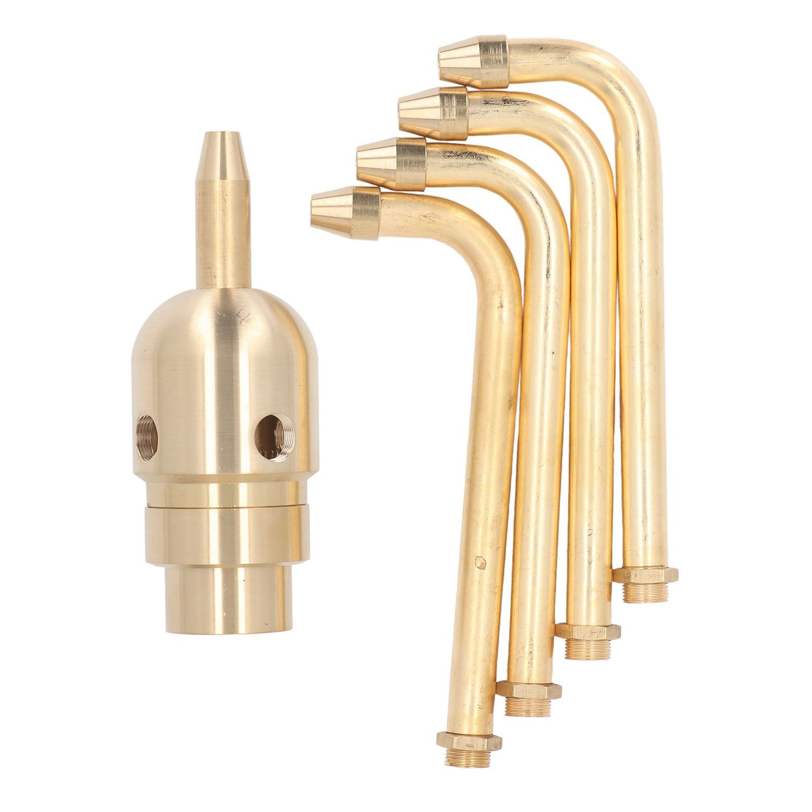 Rotating Fountain Nozzle 4 Arm Brass Water Fountain Spray Head Sprinkler for view 3