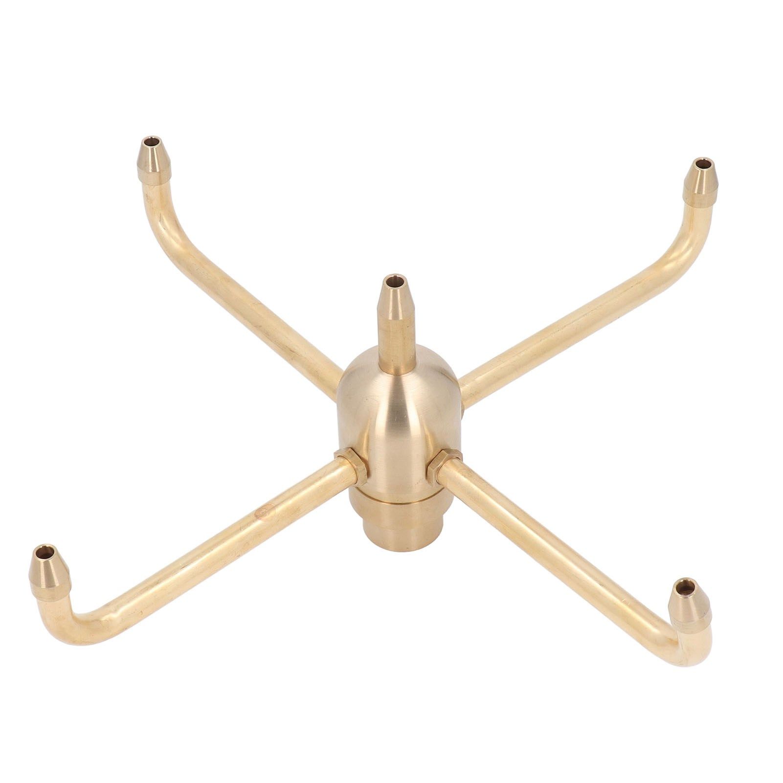 Rotating Fountain Nozzle 4 Arm Brass Water Fountain Spray Head Sprinkler for view 6