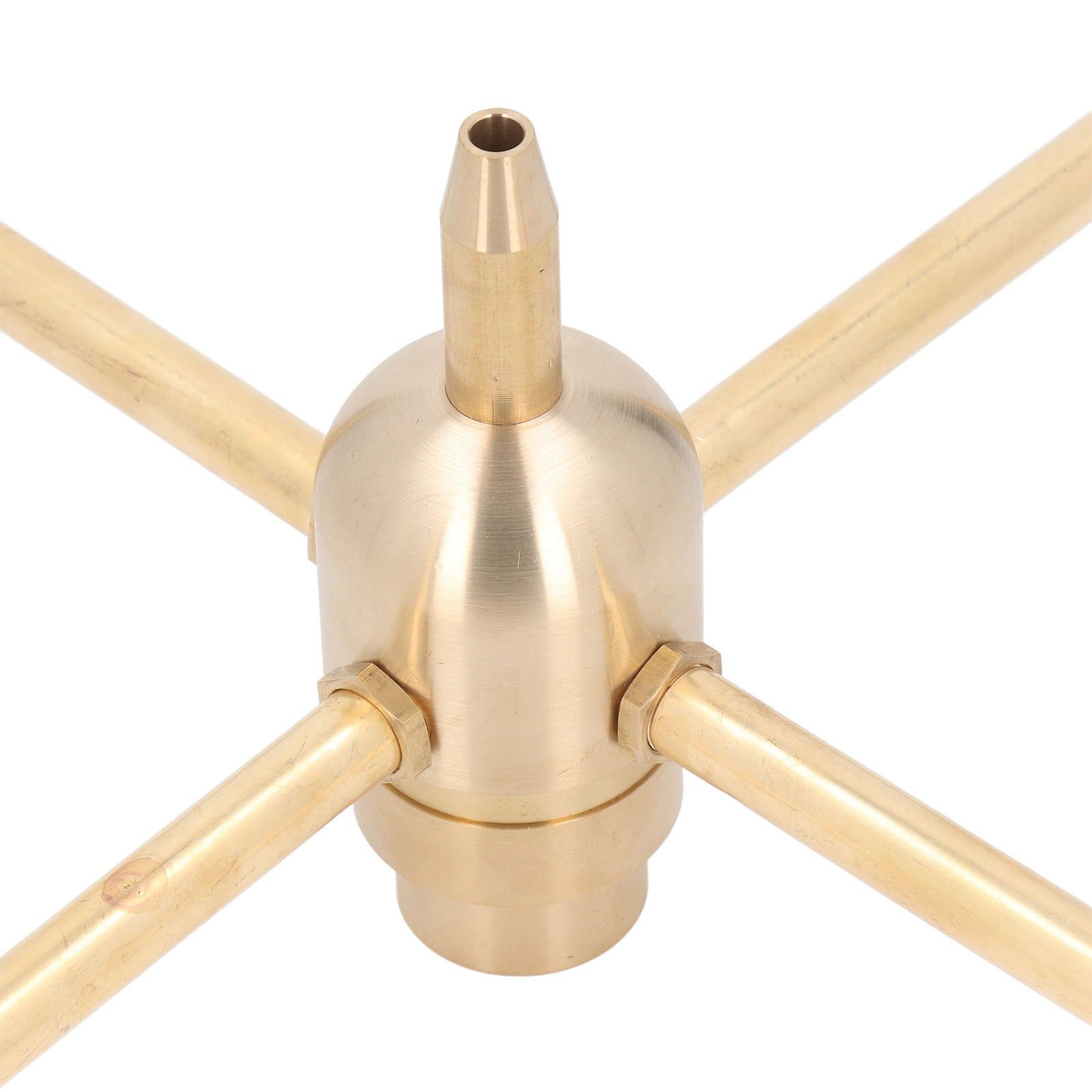 Rotating Fountain Nozzle 4 Arm Brass Water Fountain Spray Head Sprinkler for view 7