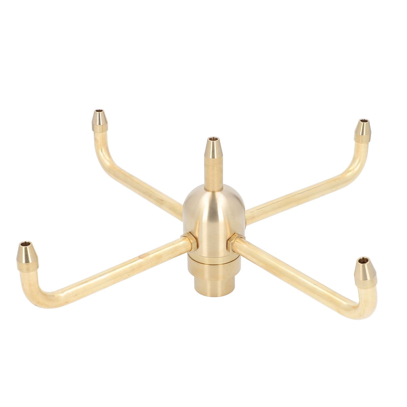 Rotating Fountain Nozzle 4 Arm Brass Water Fountain Spray Head Sprinkler for view 8