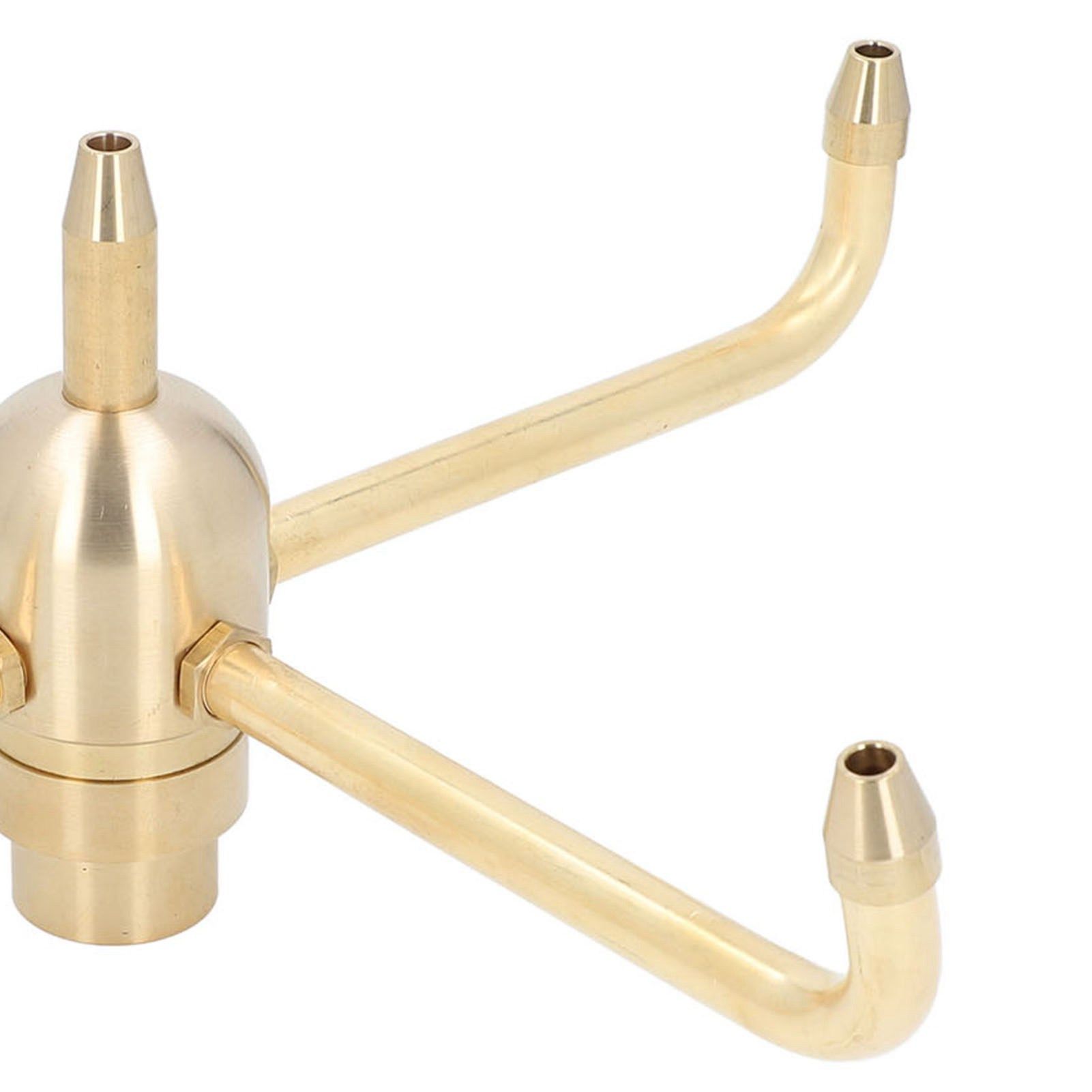Rotating Fountain Nozzle 4 Arm Brass Water Fountain Spray Head Sprinkler for view 9
