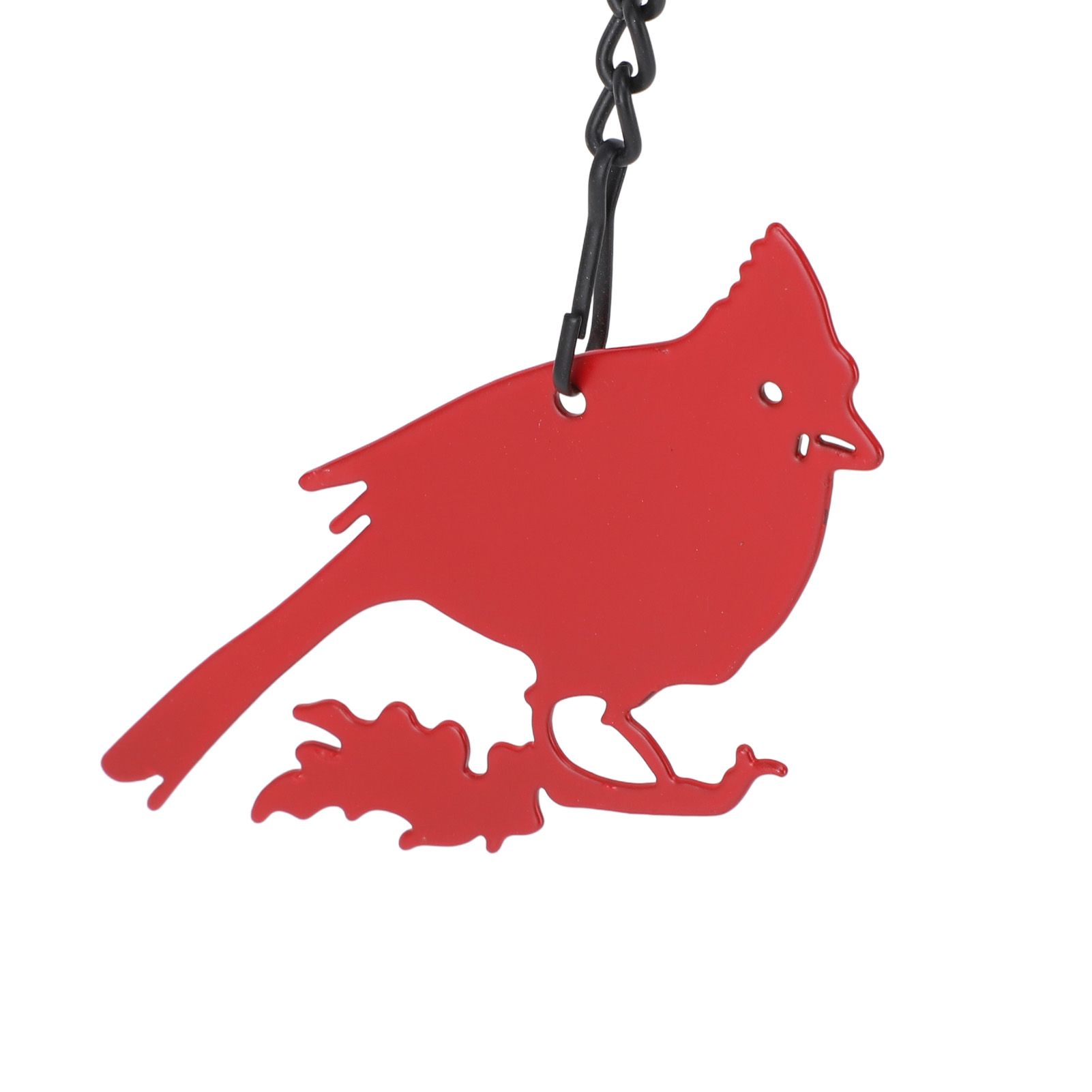 Wind Bell Hanging Decoration Iron Rust Proof Geometric Bird Bell Pedant for view 5