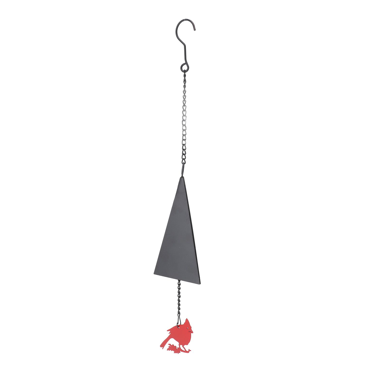 Wind Bell Hanging Decoration Iron Rust Proof Geometric Bird Bell Pedant for view 6