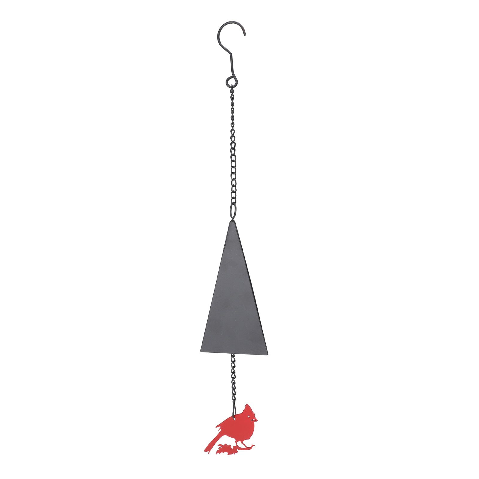 Wind Bell Hanging Decoration Iron Rust Proof Geometric Bird Bell Pedant for view 8