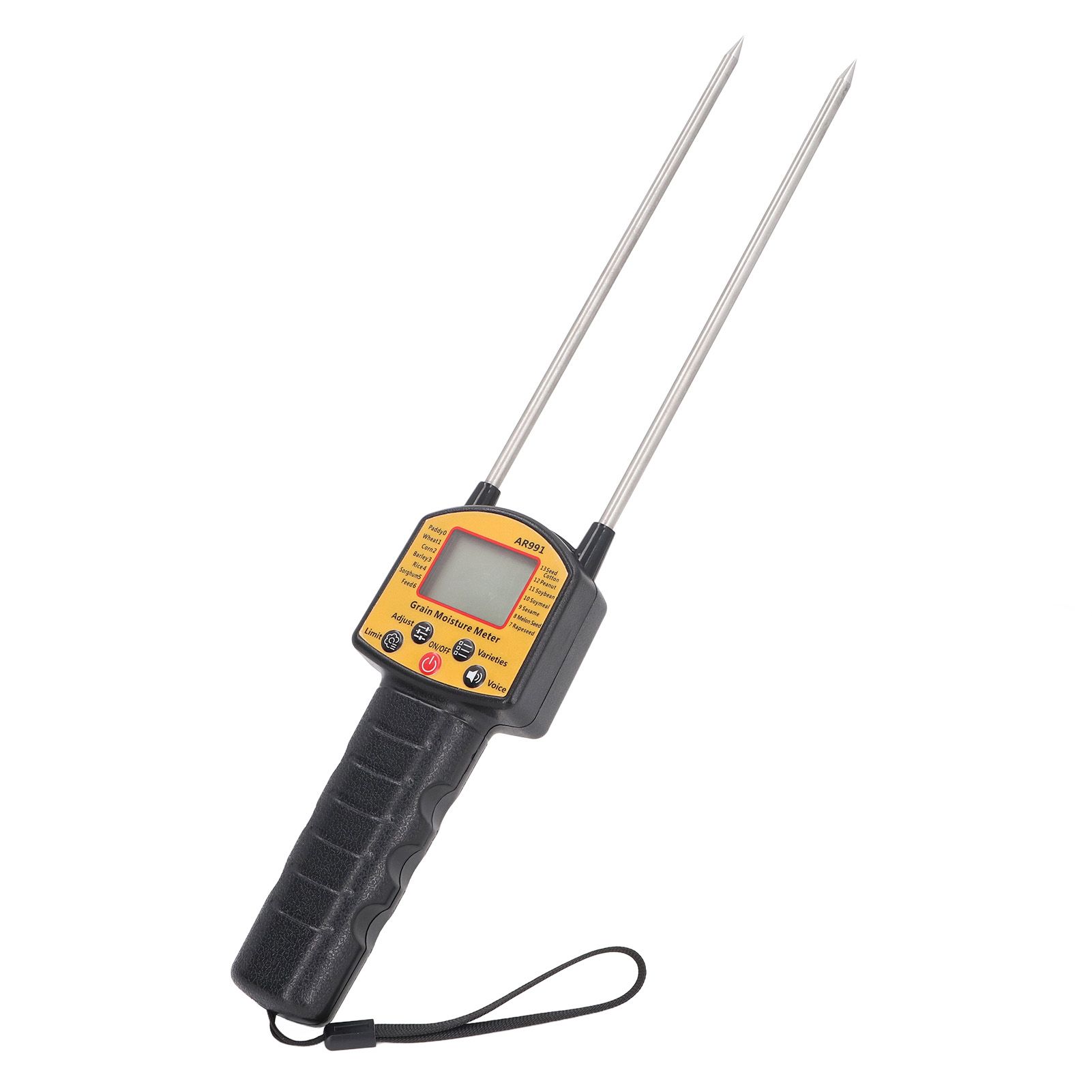 Grain Humidity Meter Digital LCD Display Grain Humidity Tester with Double view 6