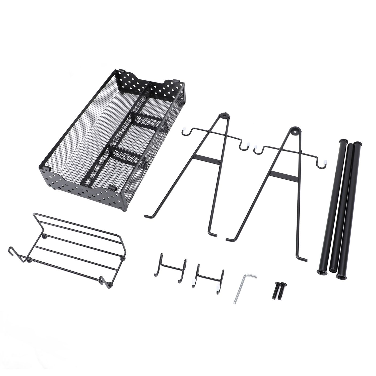 Bbq Condiment Holder With Paper Towel and Napkin Holder Metal Mesh Condiment view 3