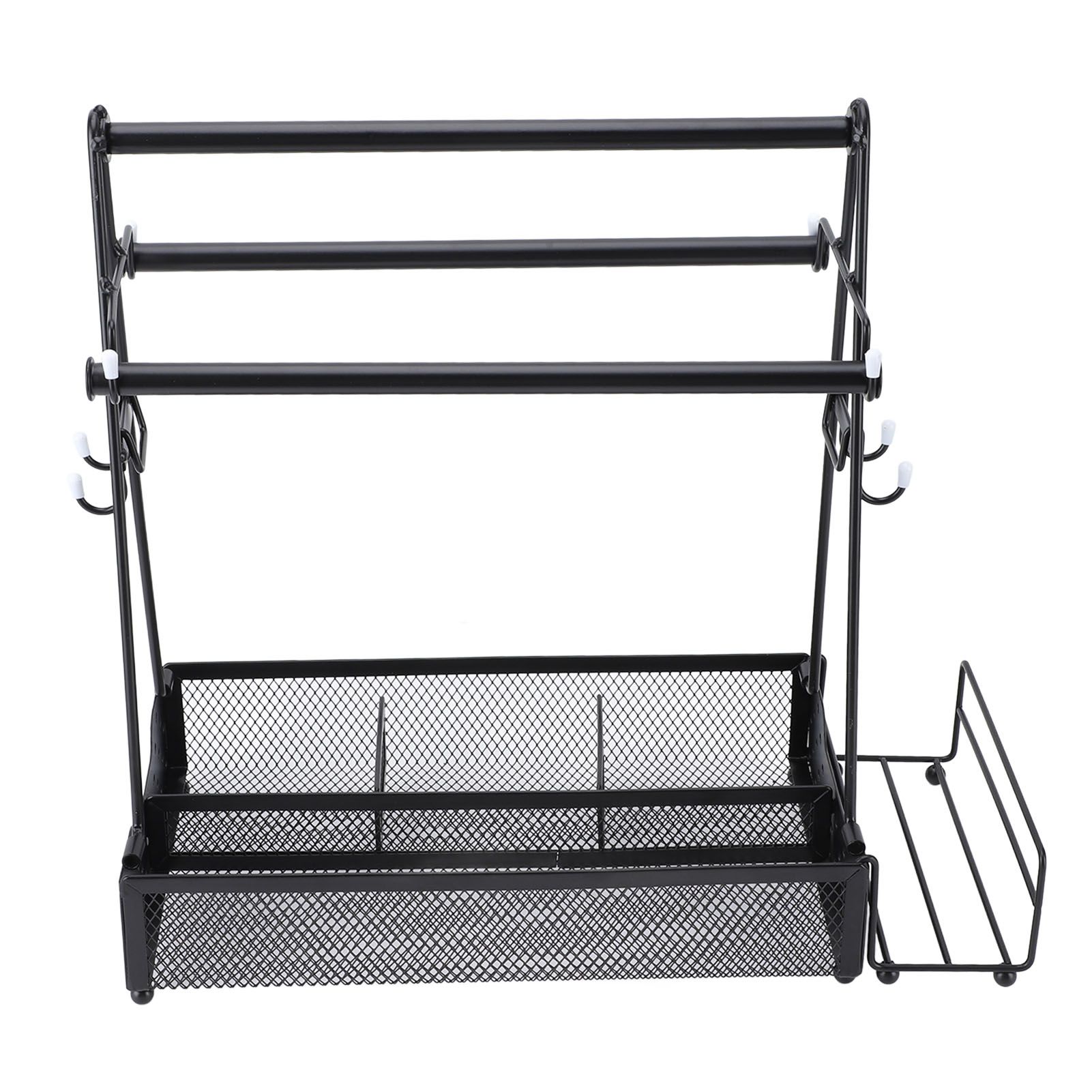 Bbq Condiment Holder With Paper Towel and Napkin Holder Metal Mesh Condiment view 8
