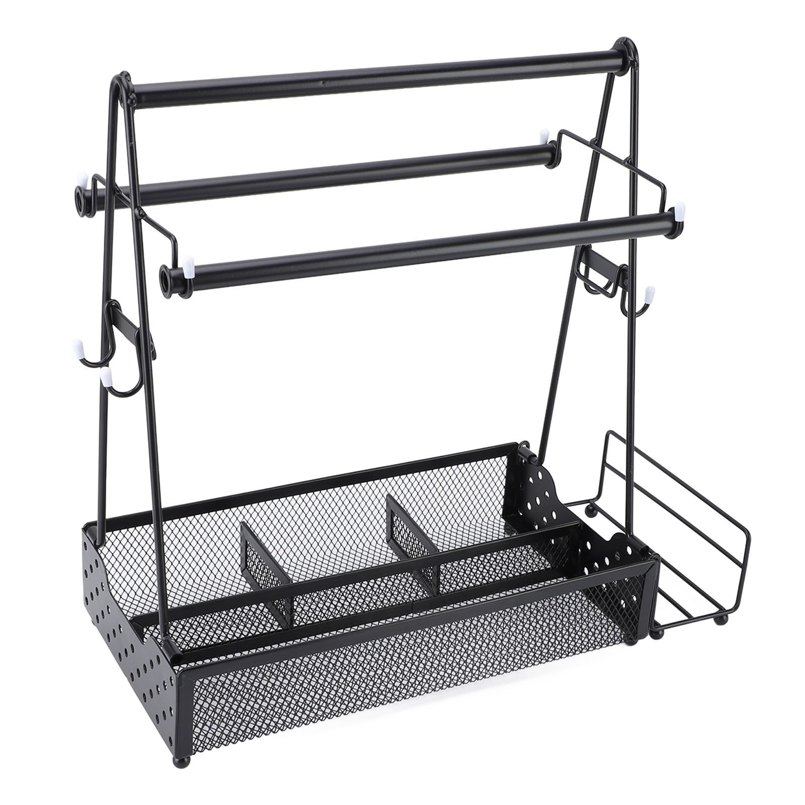Bbq Condiment Holder With Paper Towel and Napkin Holder Metal Mesh Condiment view 10