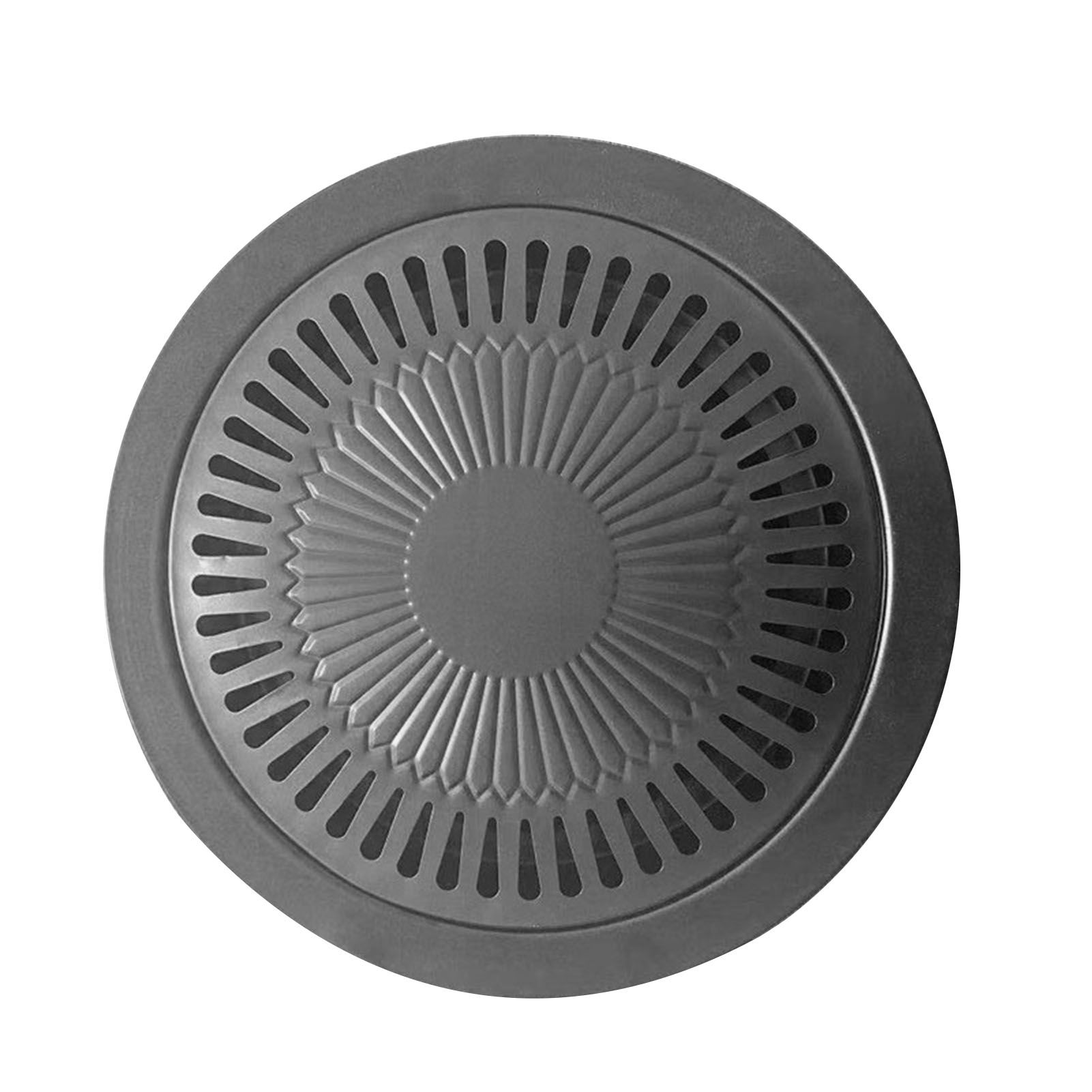 Korean BBQ Grill Pan Iron Easy to Clean Anti Stick Round Stovetop Barbecue view 7