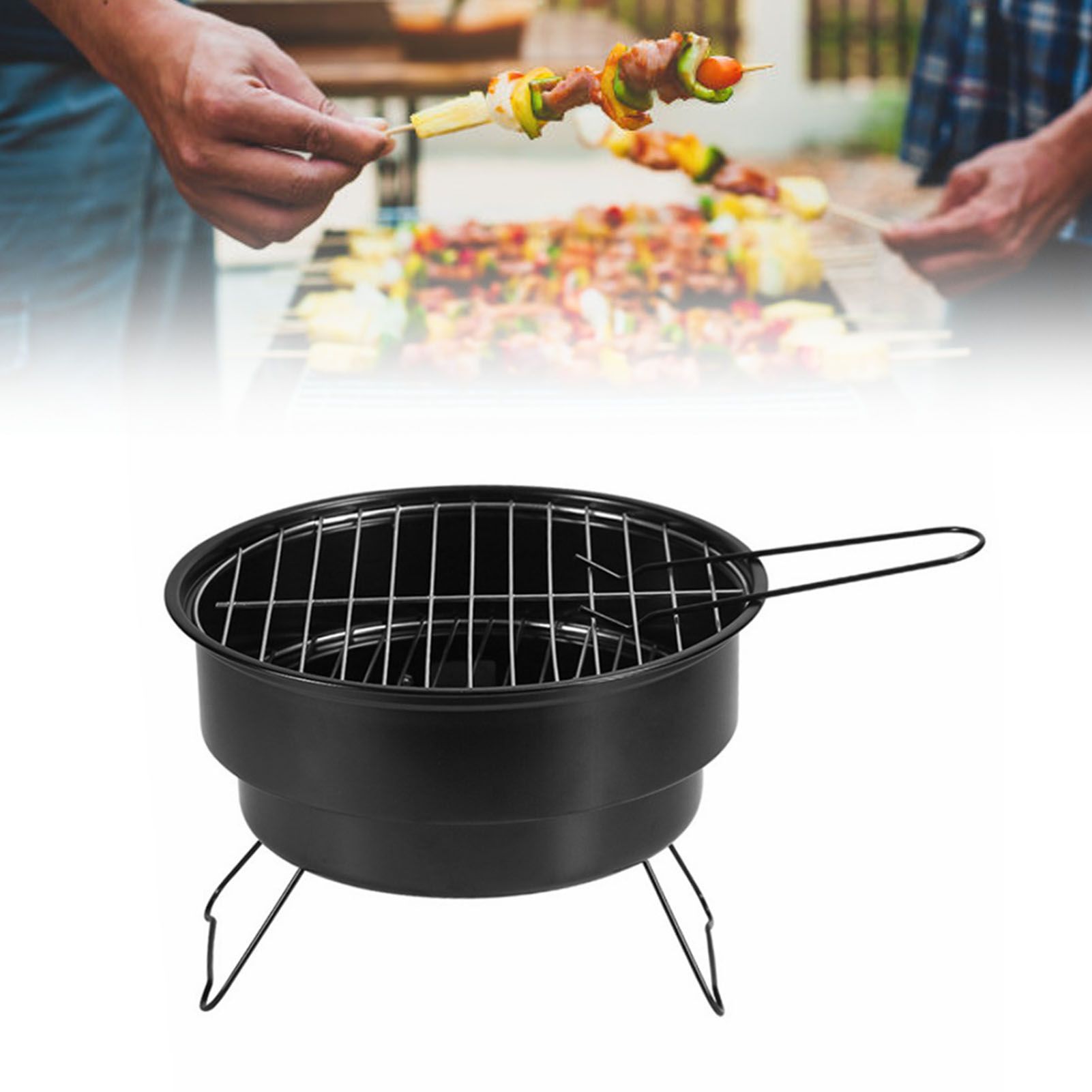 Charcoal Grill Versatile Deformation Proof Portable Outdoor Barbecue Grill for view 8