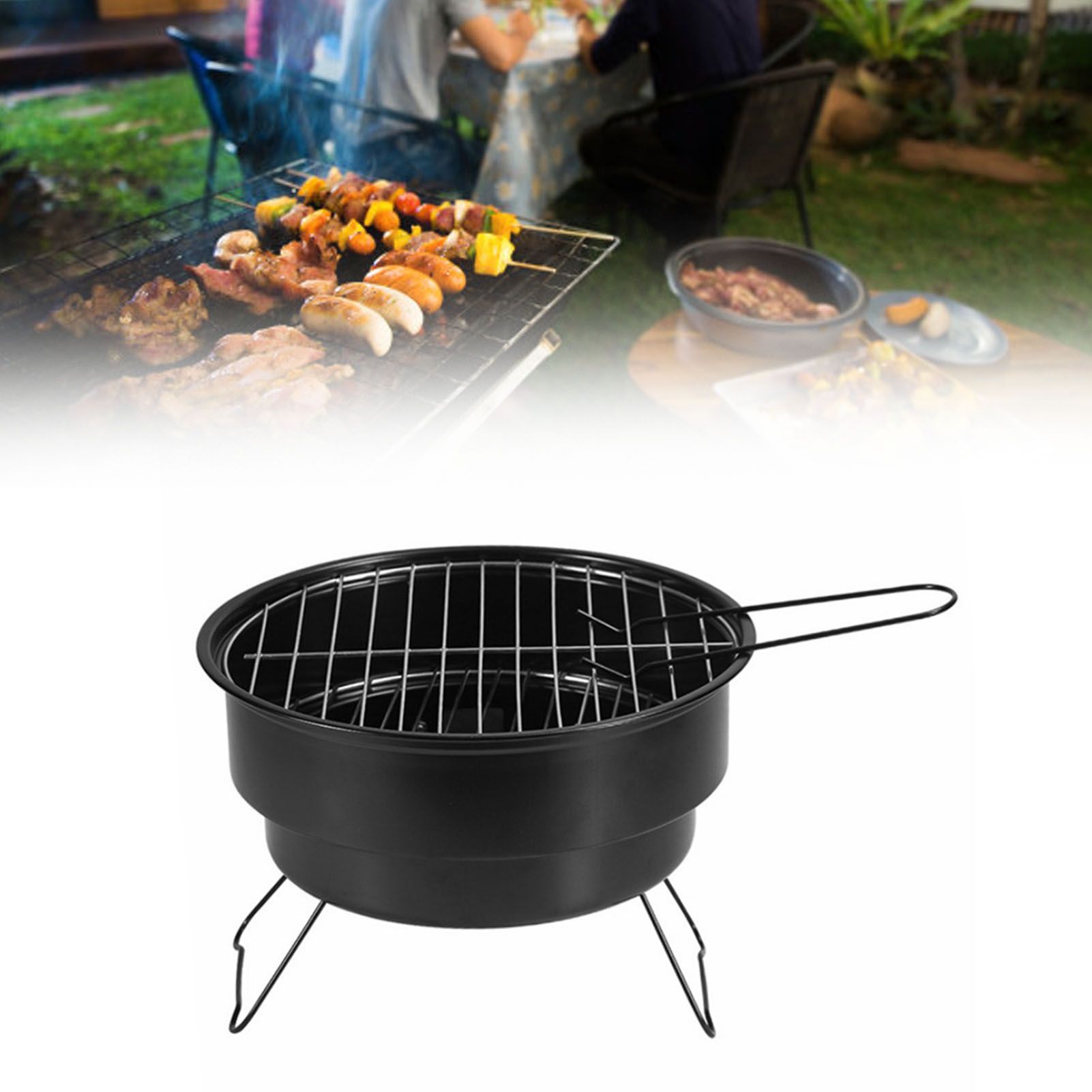 Charcoal Grill Versatile Deformation Proof Portable Outdoor Barbecue Grill for view 9