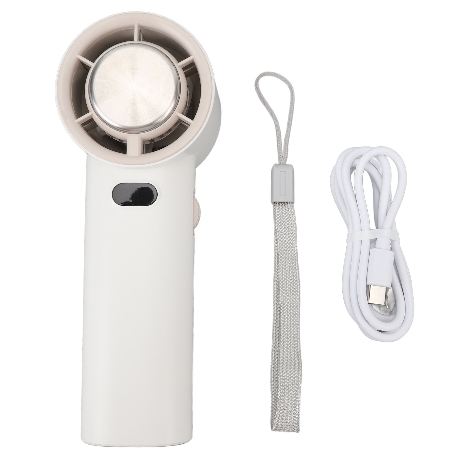 Handheld Cooling Fan High Speed USB Charging Portable Screen Display Mini Fan view 3