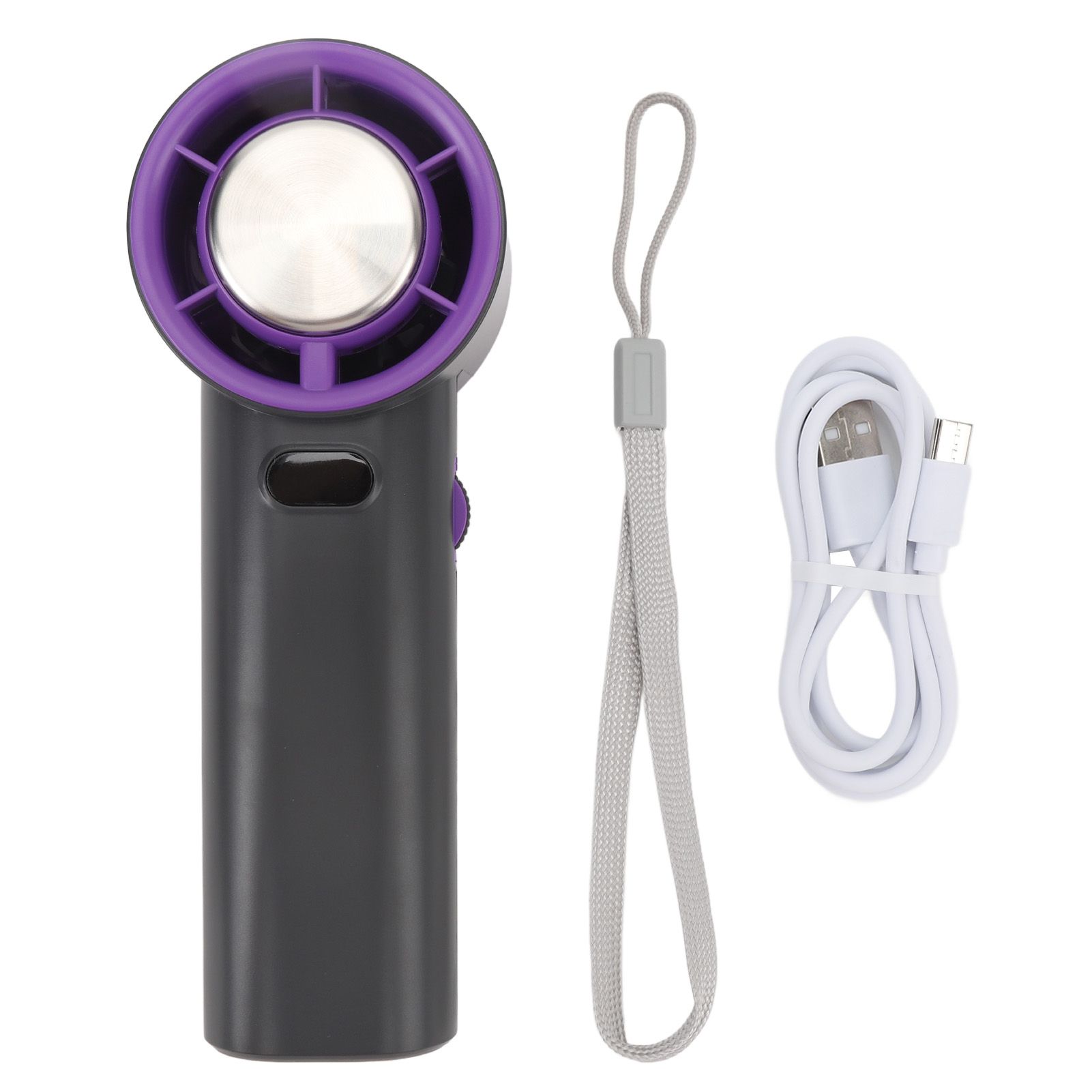 Handheld Cooling Fan High Speed USB Charging Portable Screen Display Mini Fan view 3