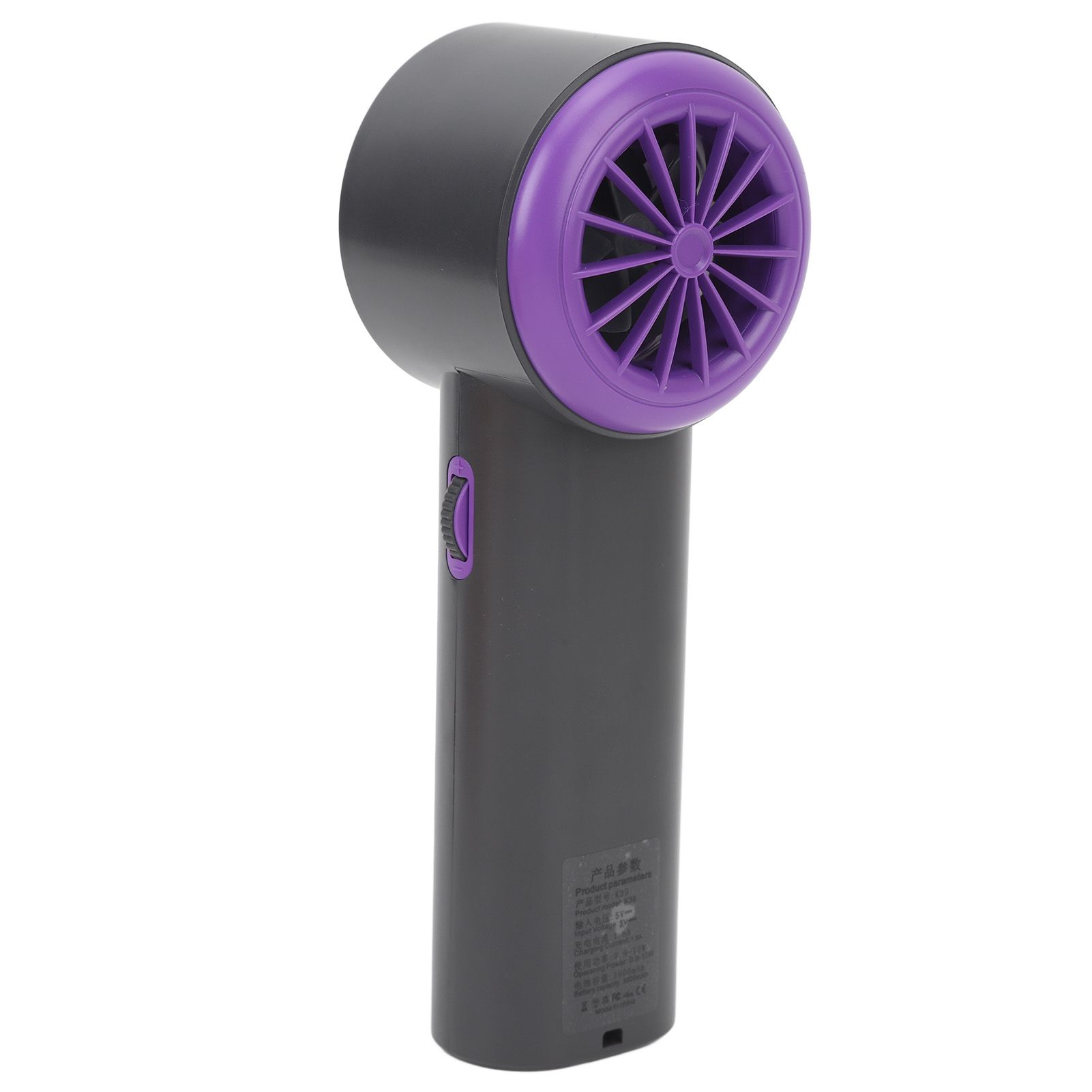 Handheld Cooling Fan High Speed USB Charging Portable Screen Display Mini Fan view 9