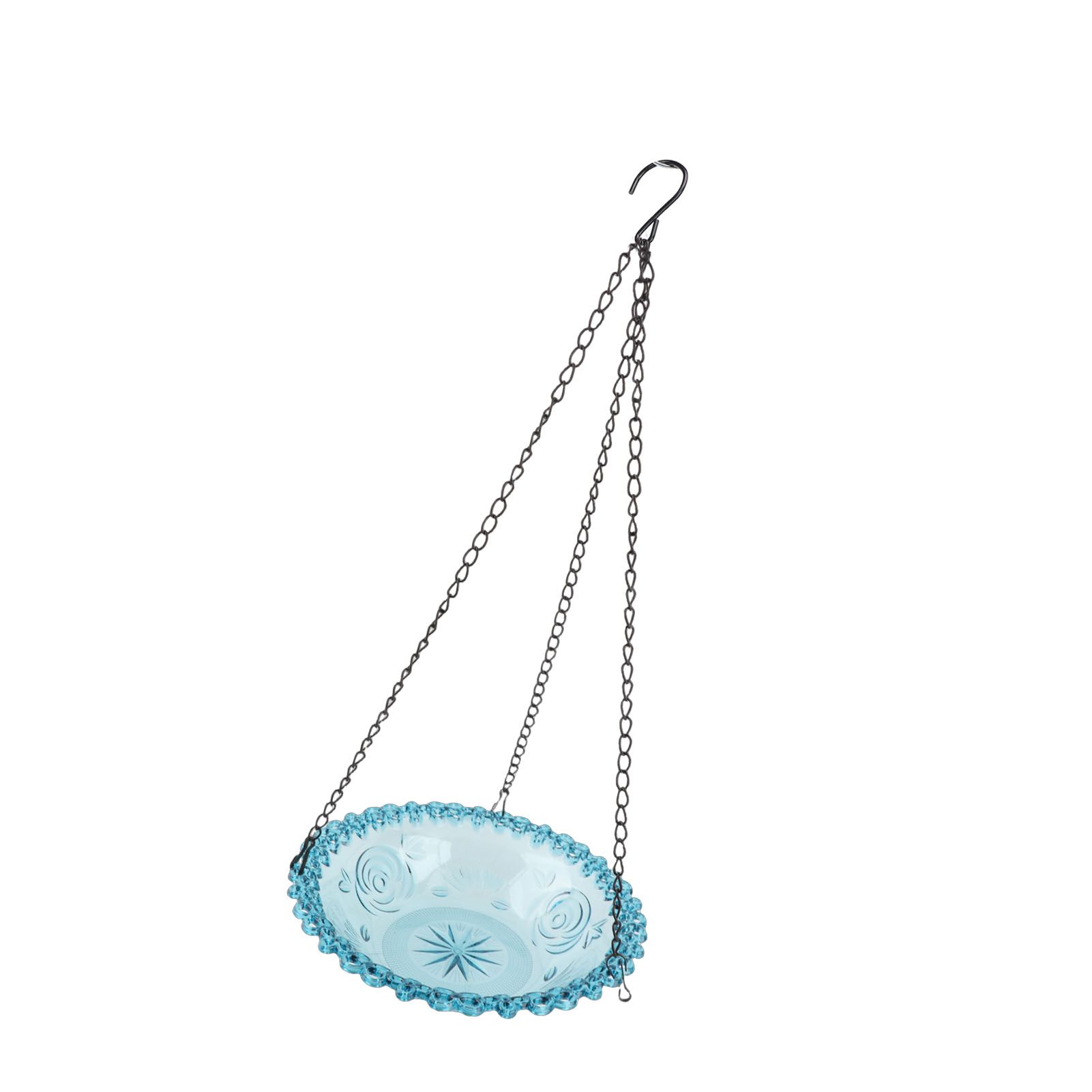 Solar Bird Bath Fountain for Outdoor Plastic Hanging Solar Powered Hummingbird view 8