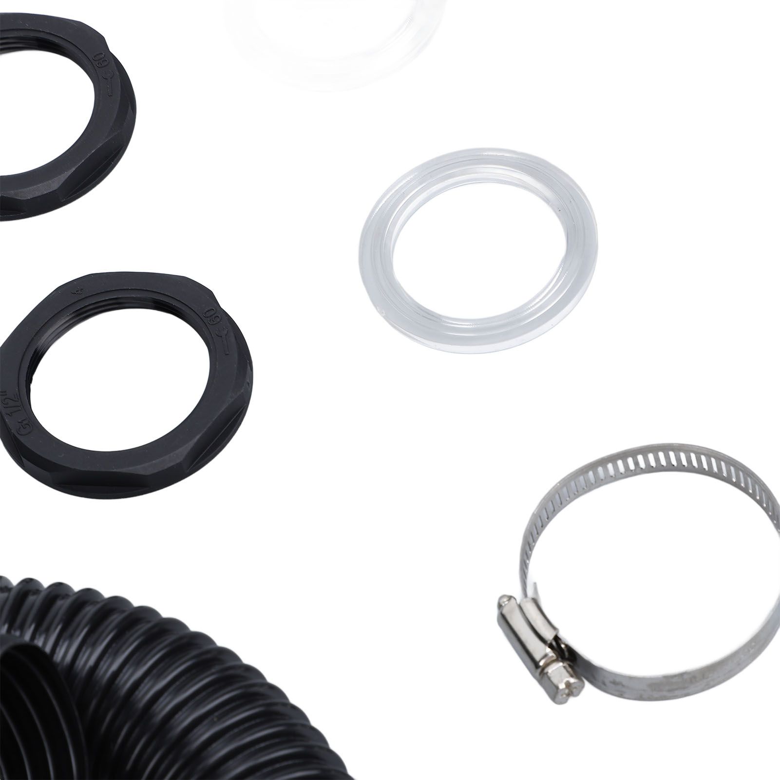 Rain Barrel Hose Connector Kit 39.4 Inch Plastic Rain Barrel Diverter Linking view 2