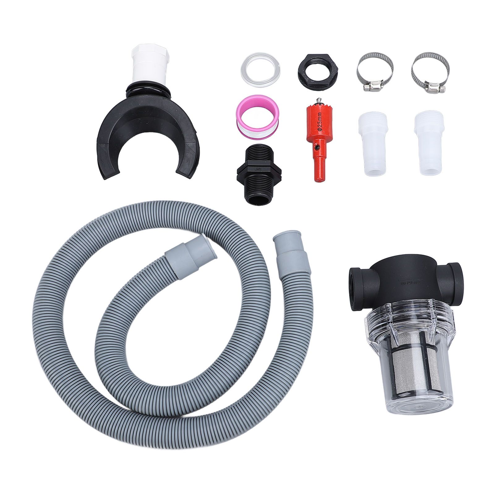 Rain Barrel Connector Kit Roof Rainwater Collector Rain Barrel Diverter With — image 1