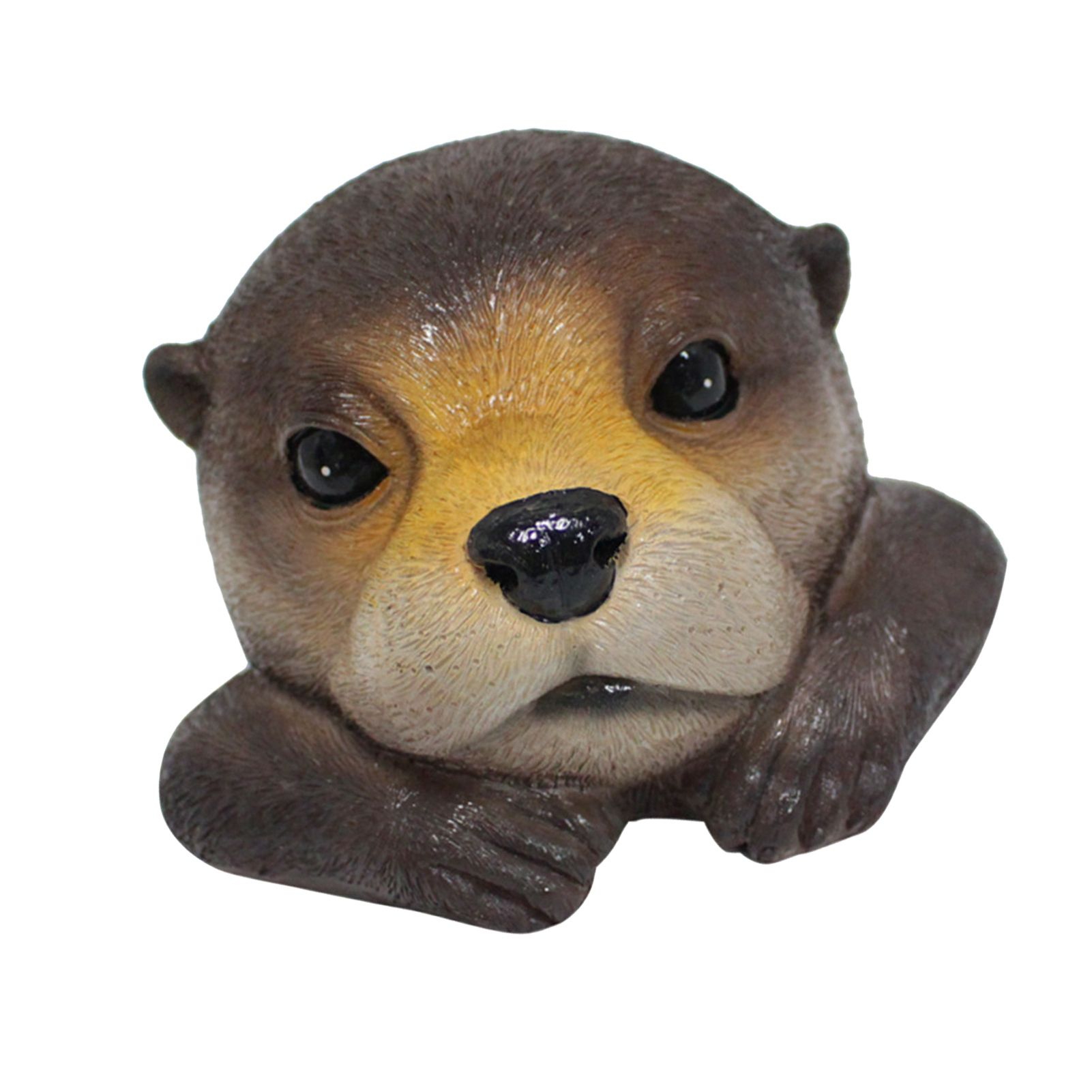Floating Otter Decor Outdoor Pond Ornaments Waterproof Resin Realistic view 6