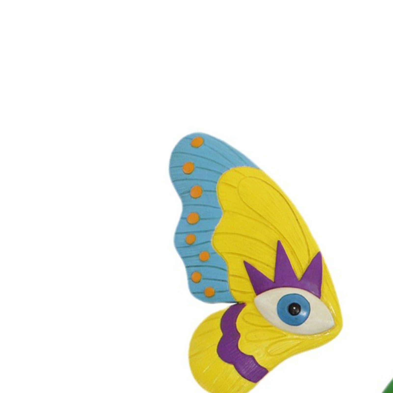 Tree Faces Decor Outdoor Cute Colorful Butterfly Funny Resin Tree Decorations view 2