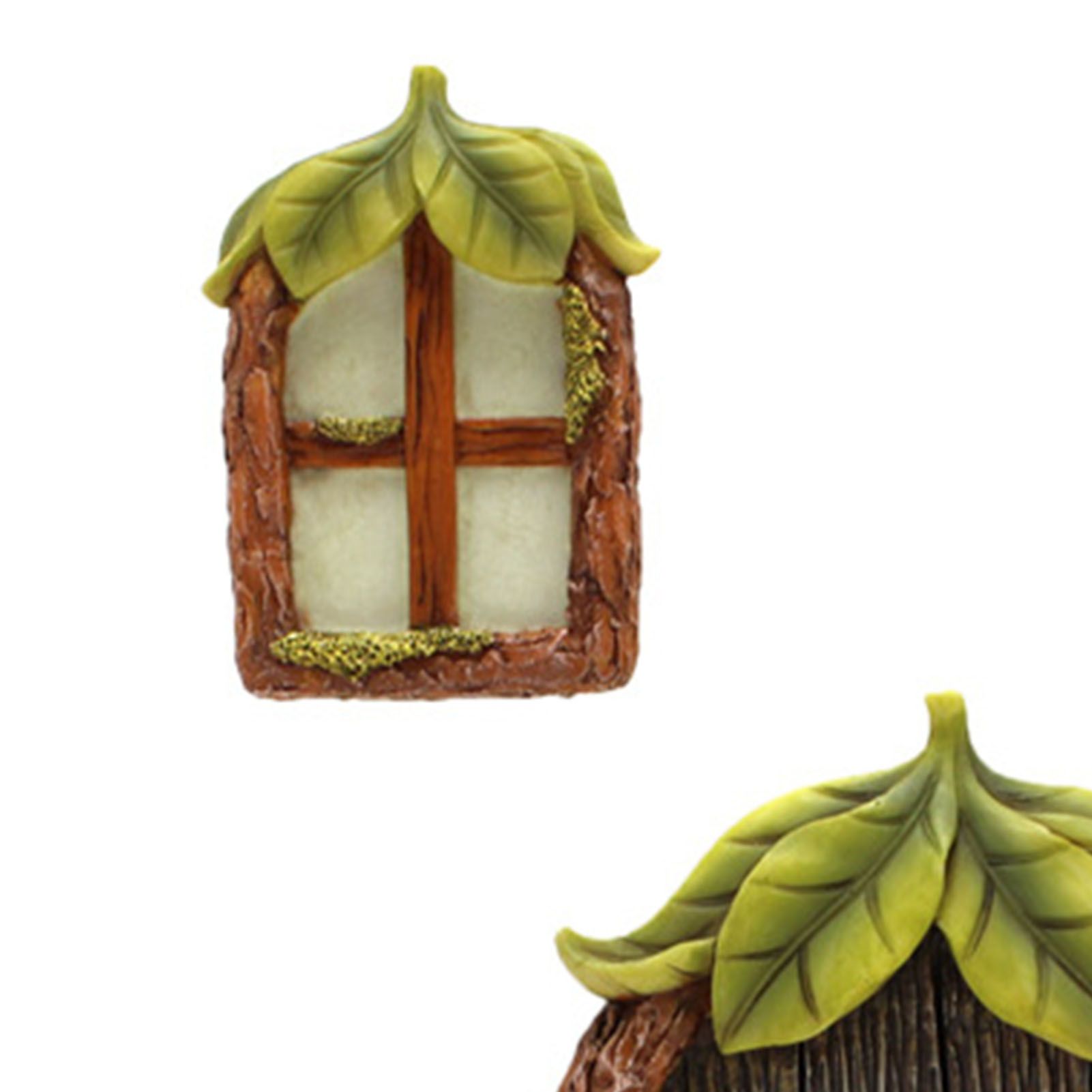 Glow Window Door Decoration for Tree Resin Miniature Garden Lawn Ornament Art view 7