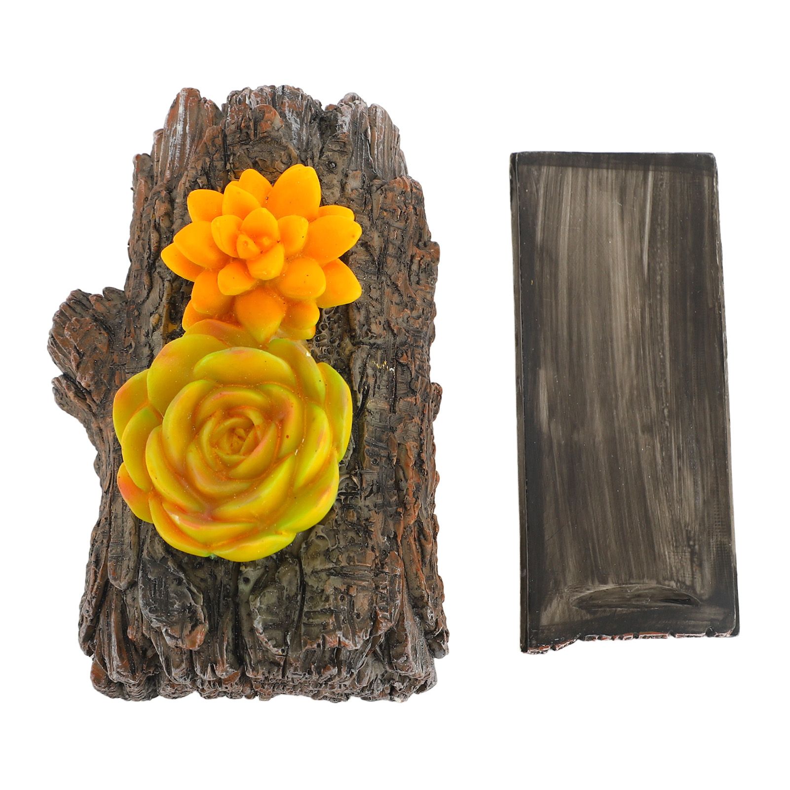 Faux Stump Hidden Key Box Resin Weather Resistant Branch Hidden Spare Key view 3