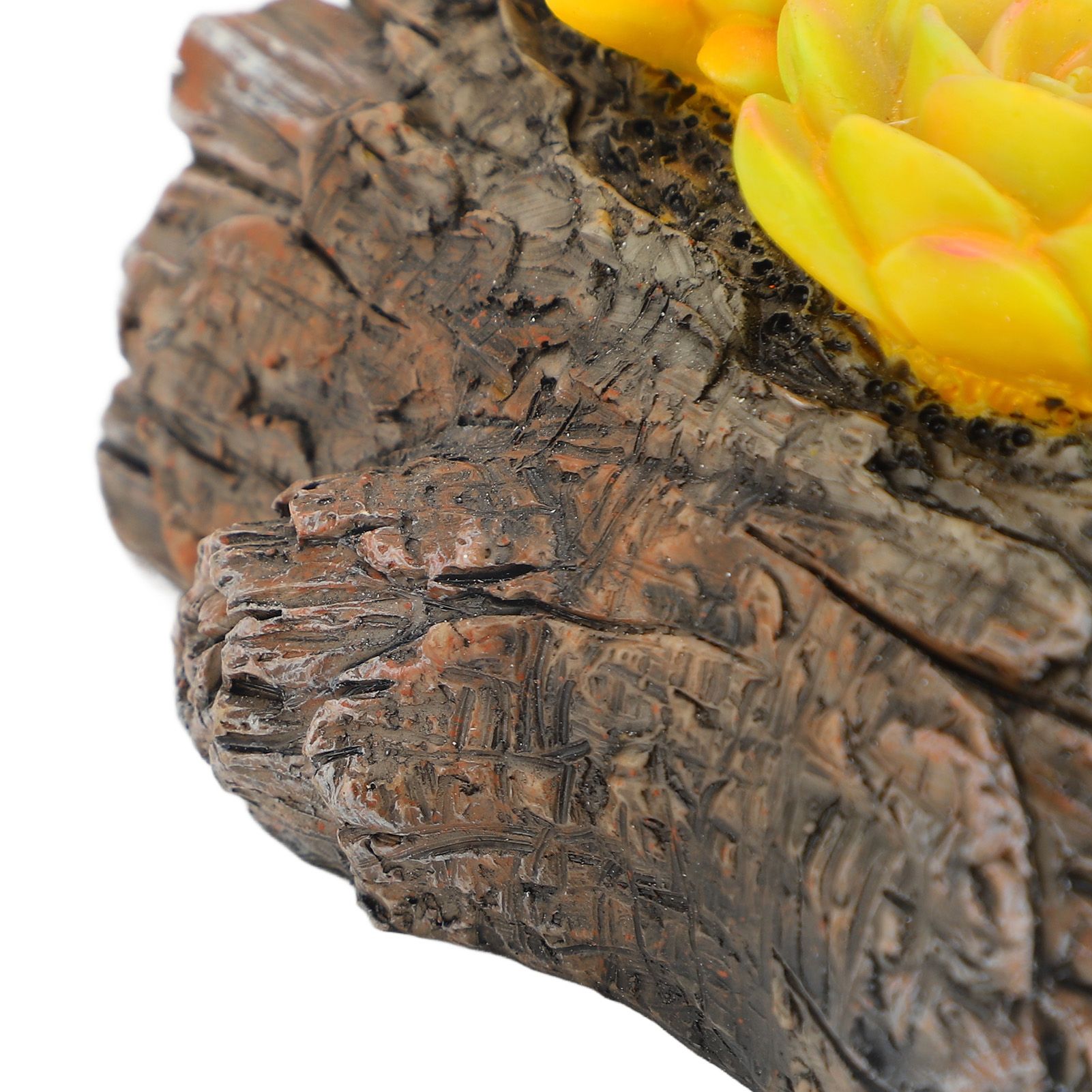 Faux Stump Hidden Key Box Resin Weather Resistant Branch Hidden Spare Key view 7