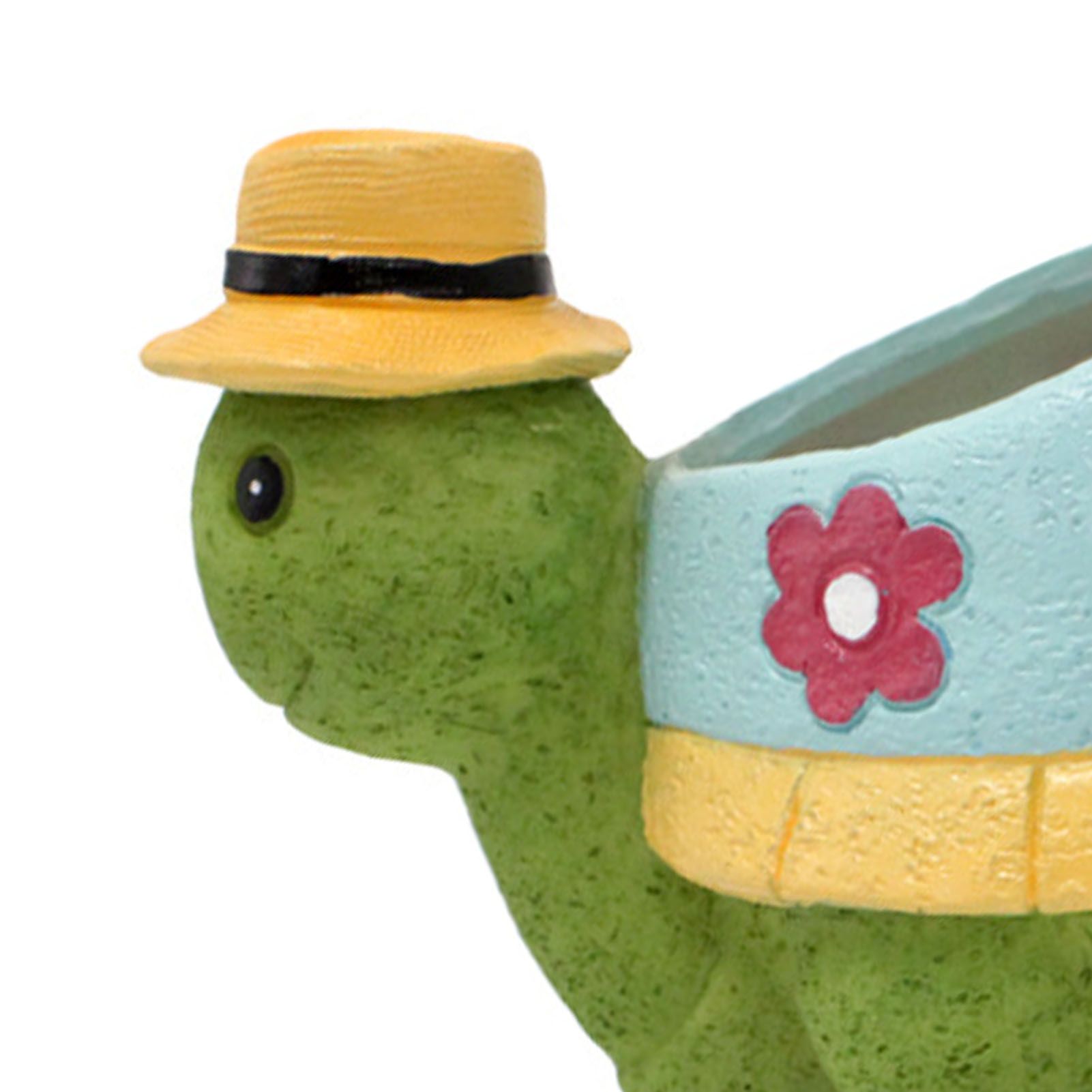 Turtle Planter Cute Animal Landscape Decorative Flower Pot Resin Succulent Pot view 2