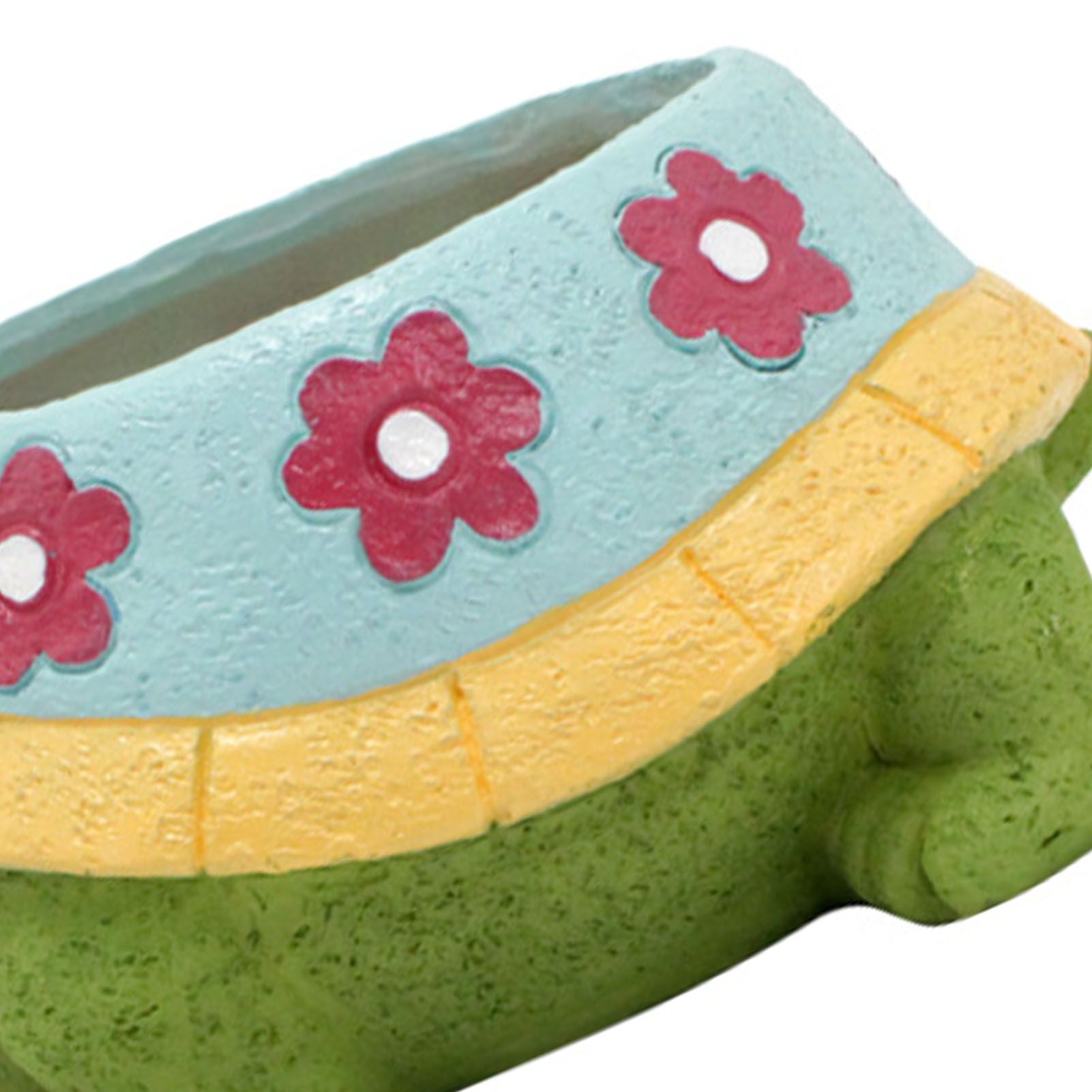 Turtle Planter Cute Animal Landscape Decorative Flower Pot Resin Succulent Pot view 5