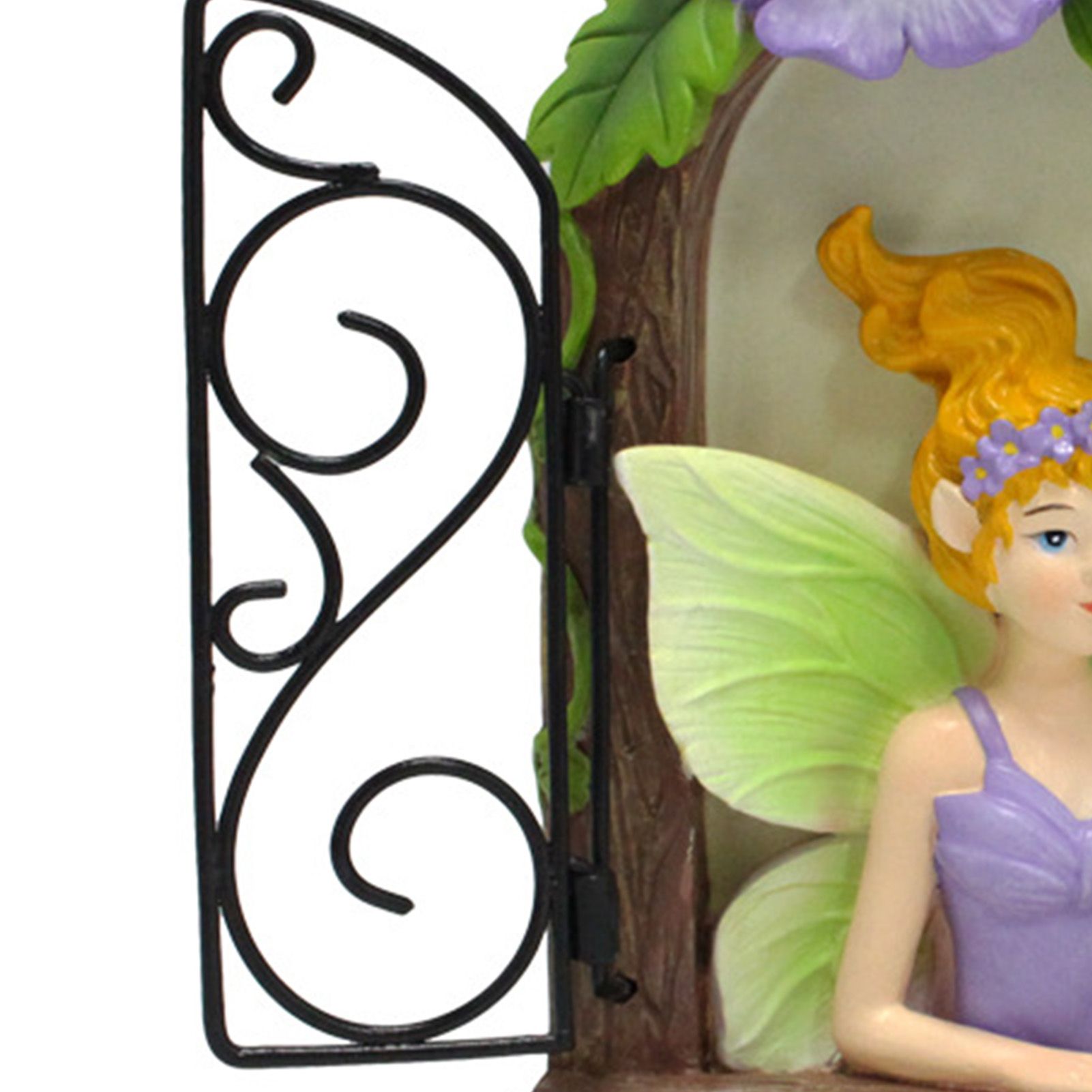 Lovely Resin Figurines Flower Fairy Micro Landscape Decoration Glow in The view 5