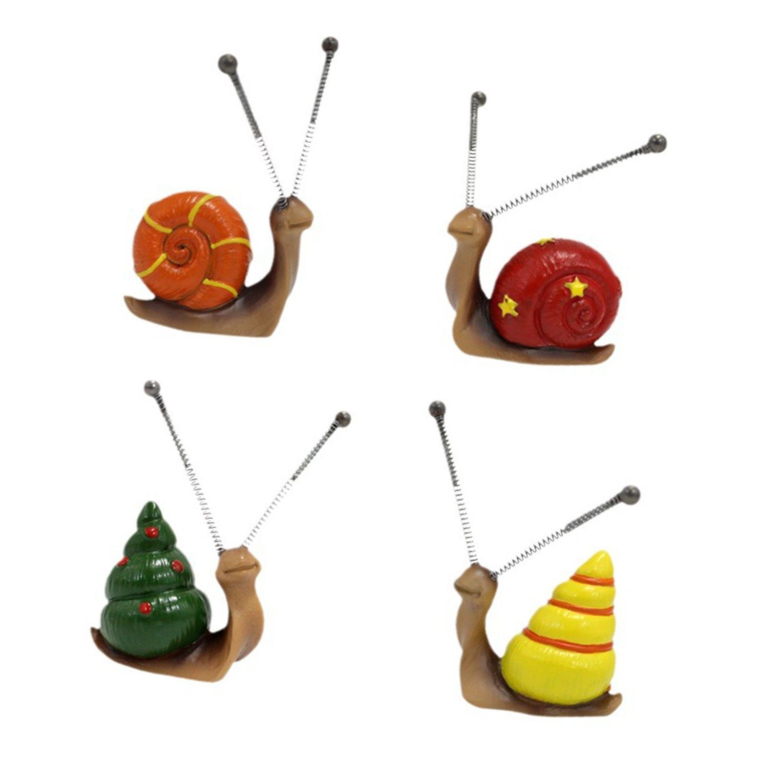 Mini Colorful Snail Decoration Small Cute Snail Statue Ornament Miniatures view 4