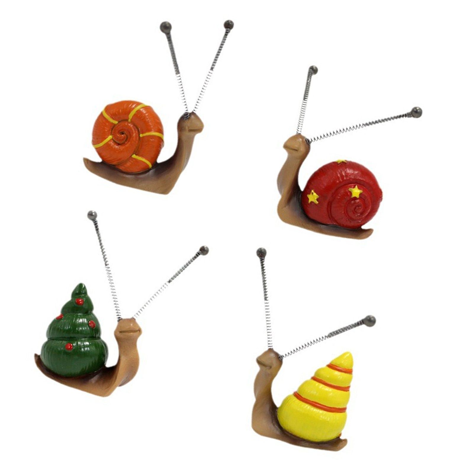 Mini Colorful Snail Decoration Small Cute Snail Statue Ornament Miniatures view 6