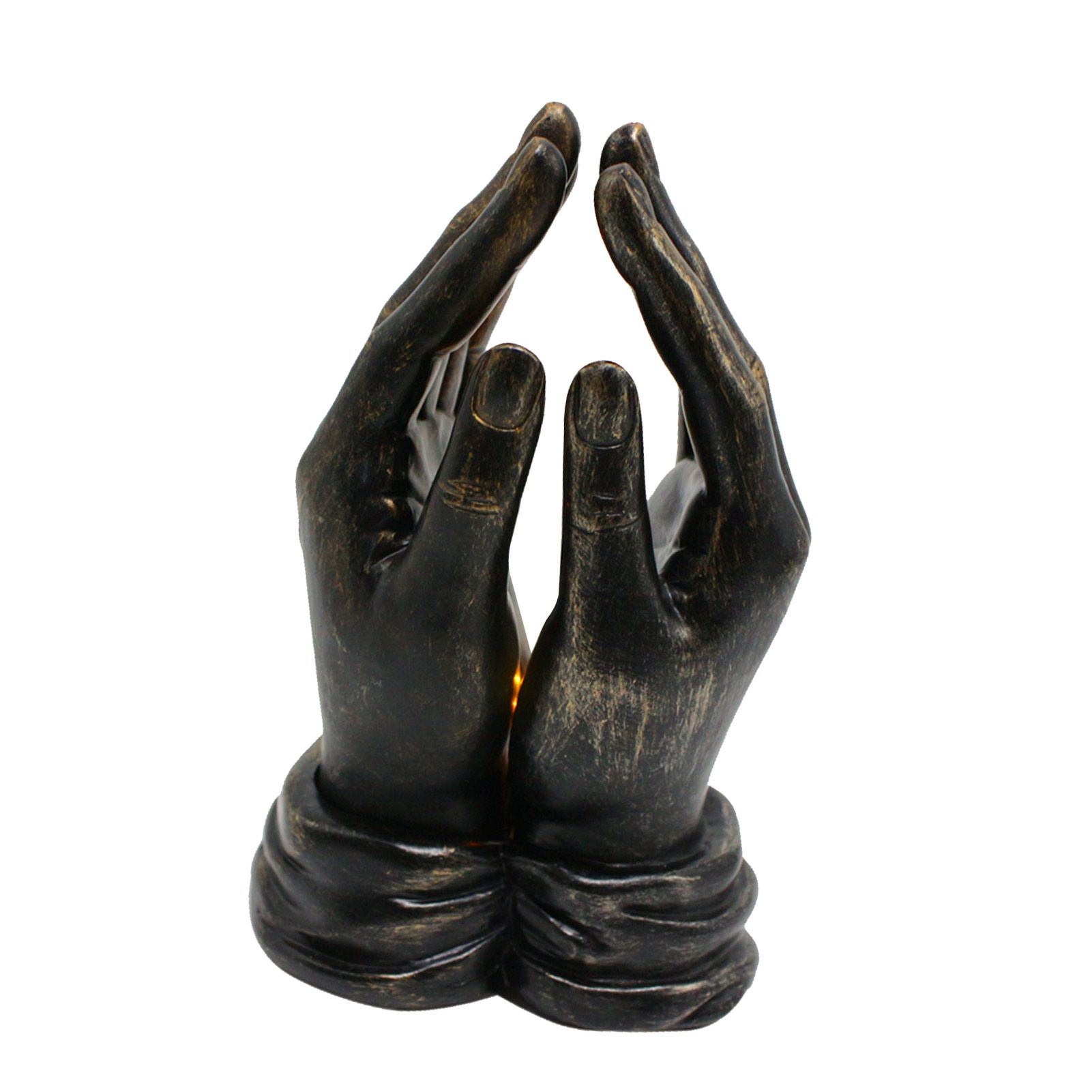 Praying Hands Figurine Statue Synthetic Resin Hand Gesture Praying Ornament