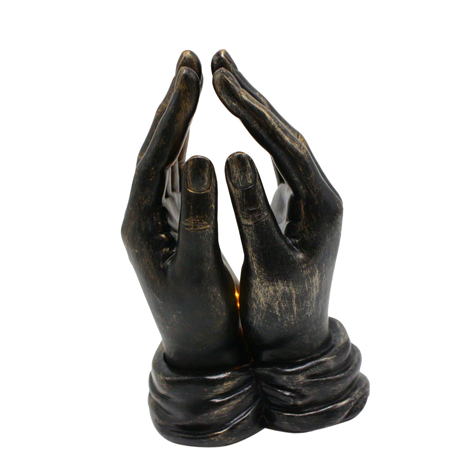 Praying Hands Figurine Statue Synthetic Resin Hand Gesture Praying Ornament view 4