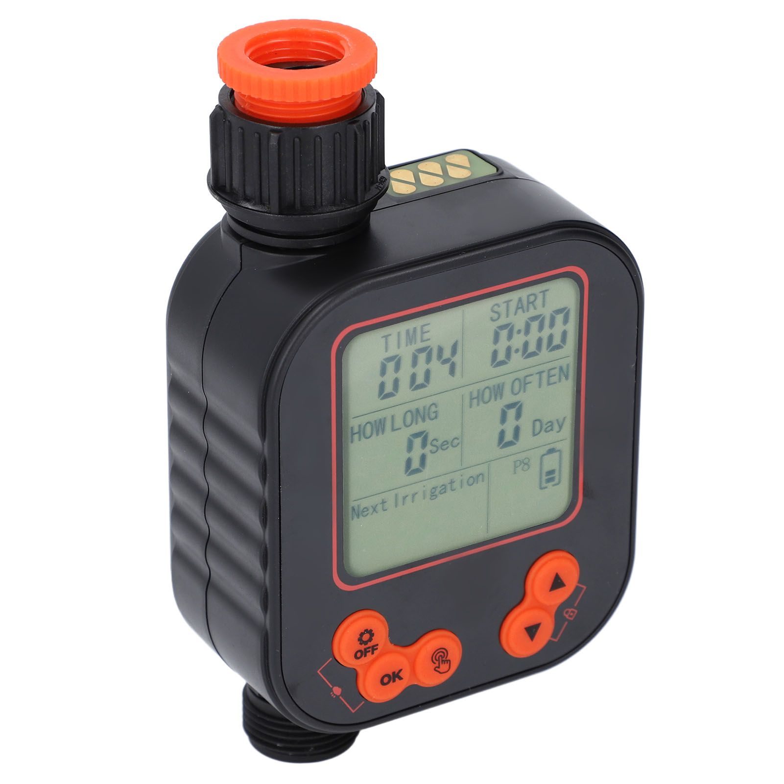 Automatic Watering Timer G3/4 Female Thread Programmable LCD Display Digital view 4