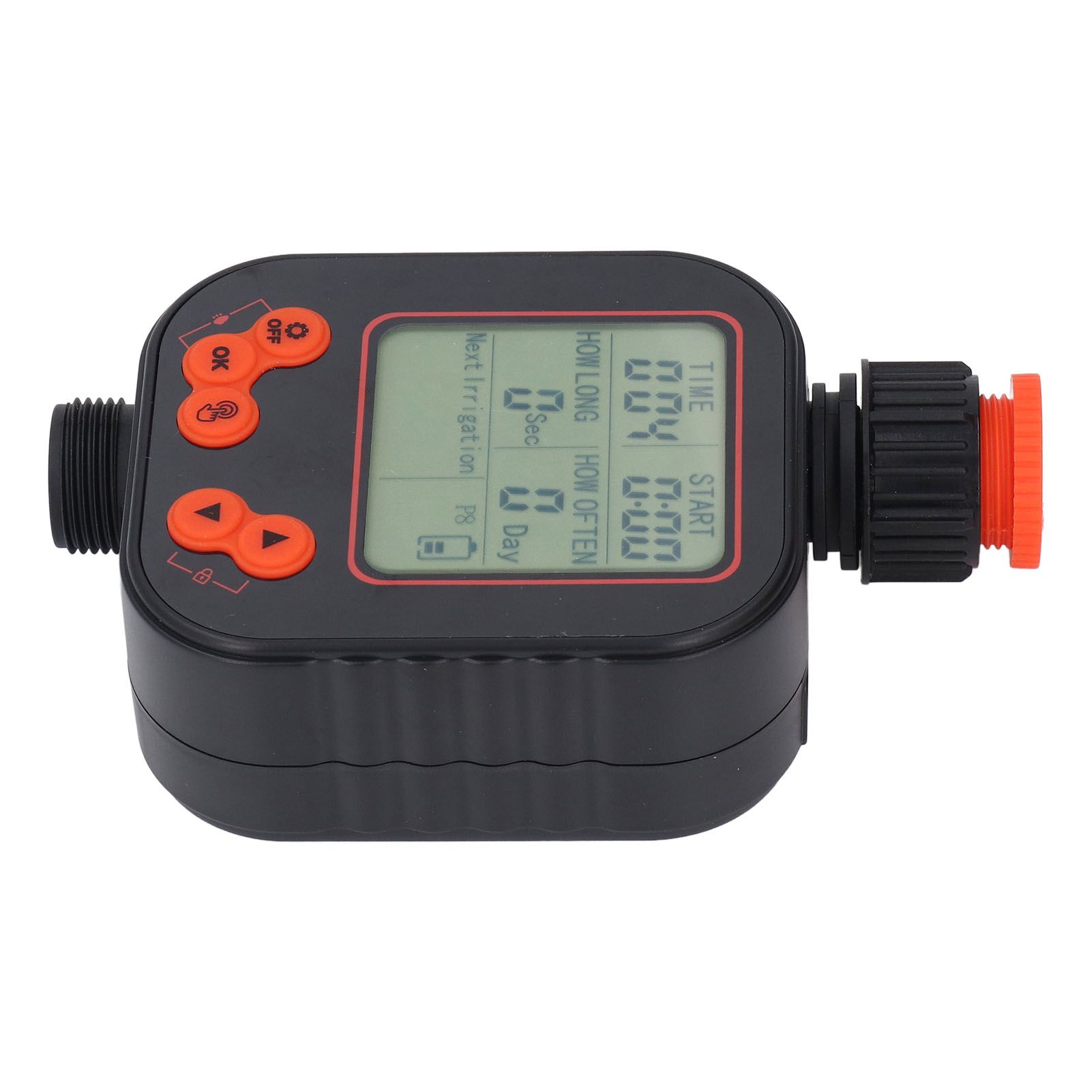 Automatic Watering Timer G3/4 Female Thread Programmable LCD Display Digital view 9