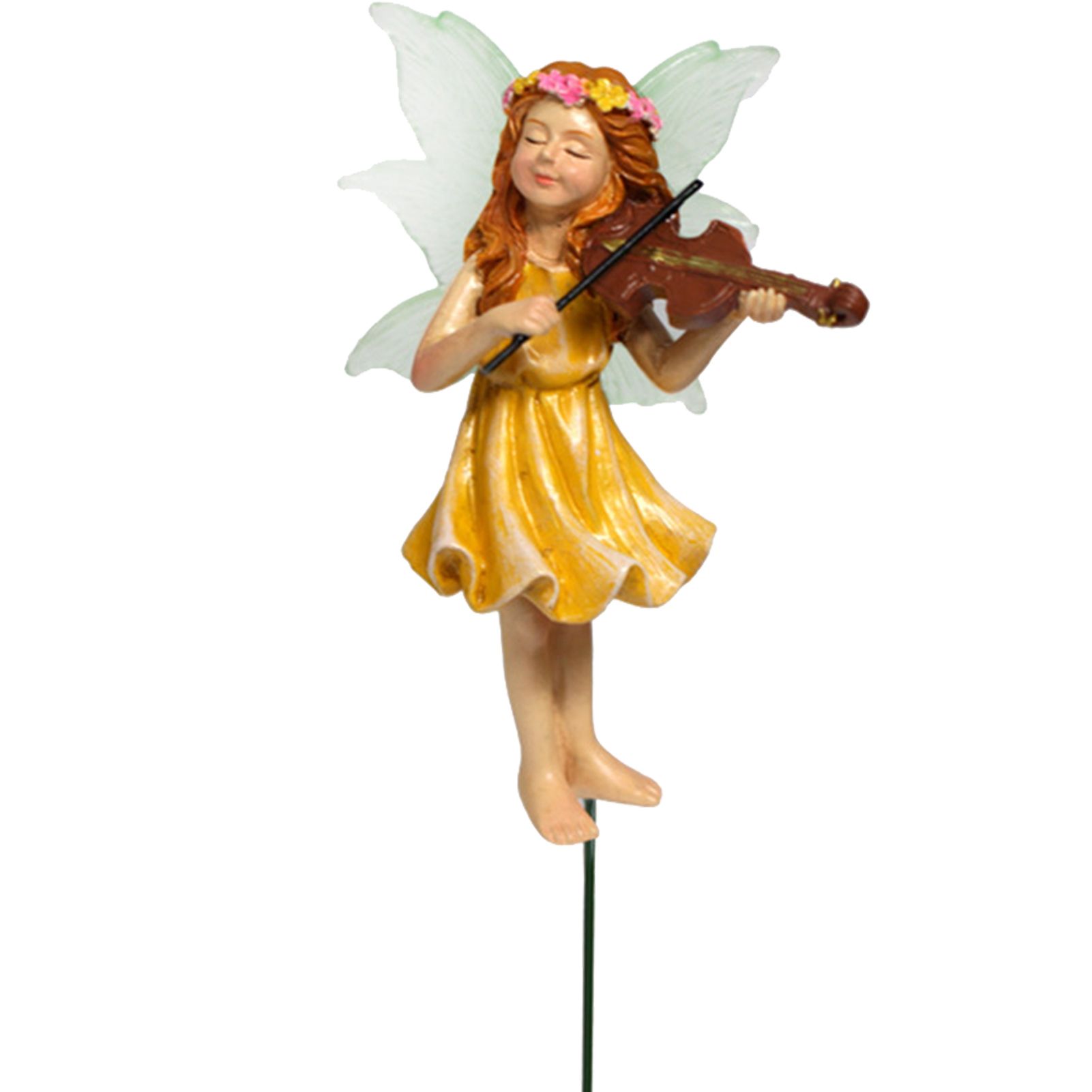 Flower Fairy Ornament Luminous Resin Innovative Waterproof Garden Flower Fairy view 7