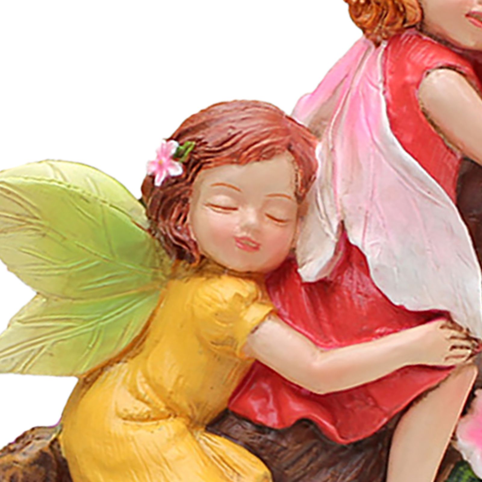 Miniature Fairy Resting Statue Resin Sleeping Fairy Mini Sculpture Garden view 5