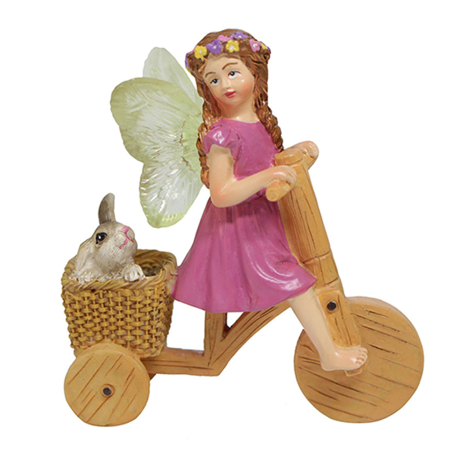 Garden Fairy Figurine Resin Exquisite Superb Craftsmanship Flower Fairy view 2