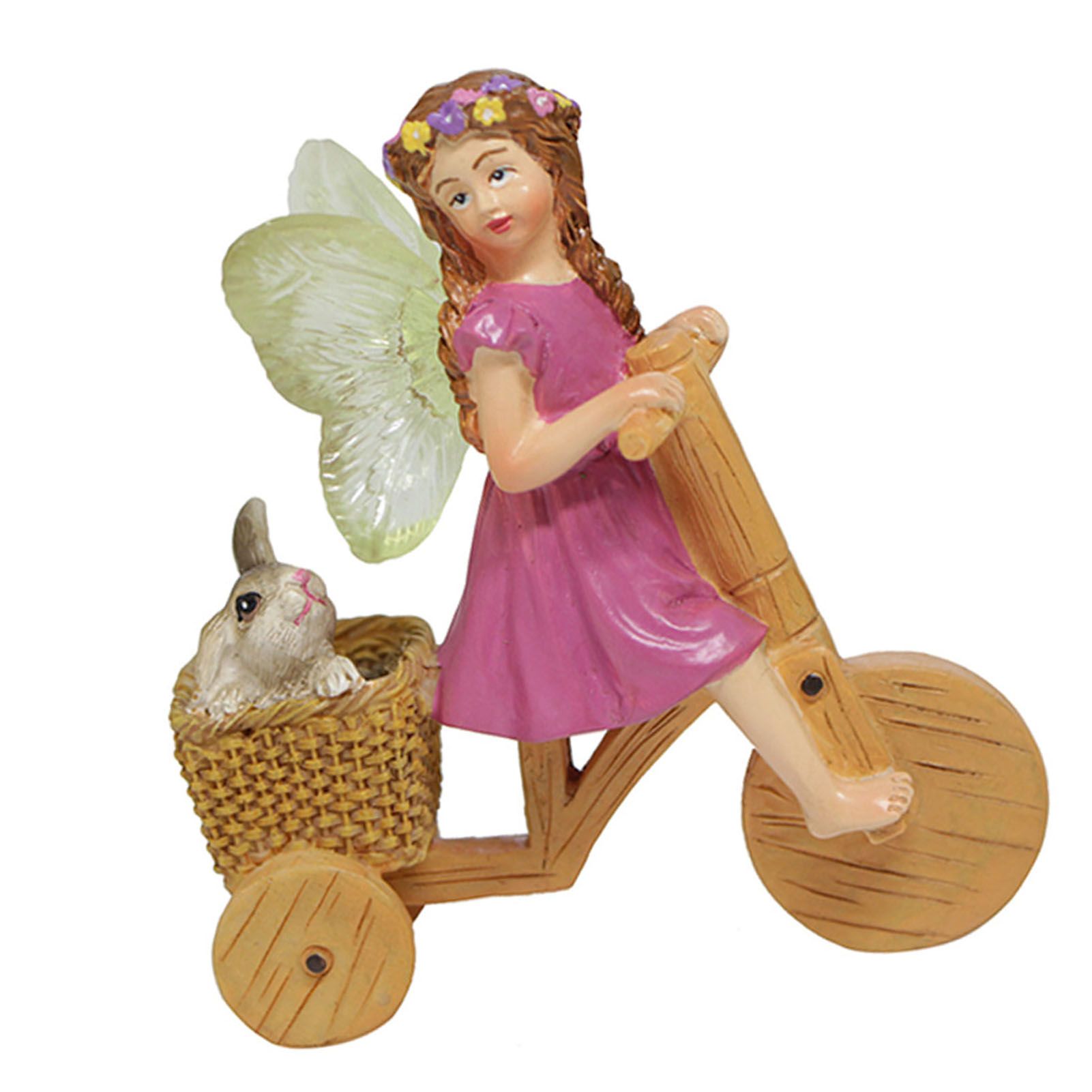 Garden Fairy Figurine Resin Exquisite Superb Craftsmanship Flower Fairy view 5