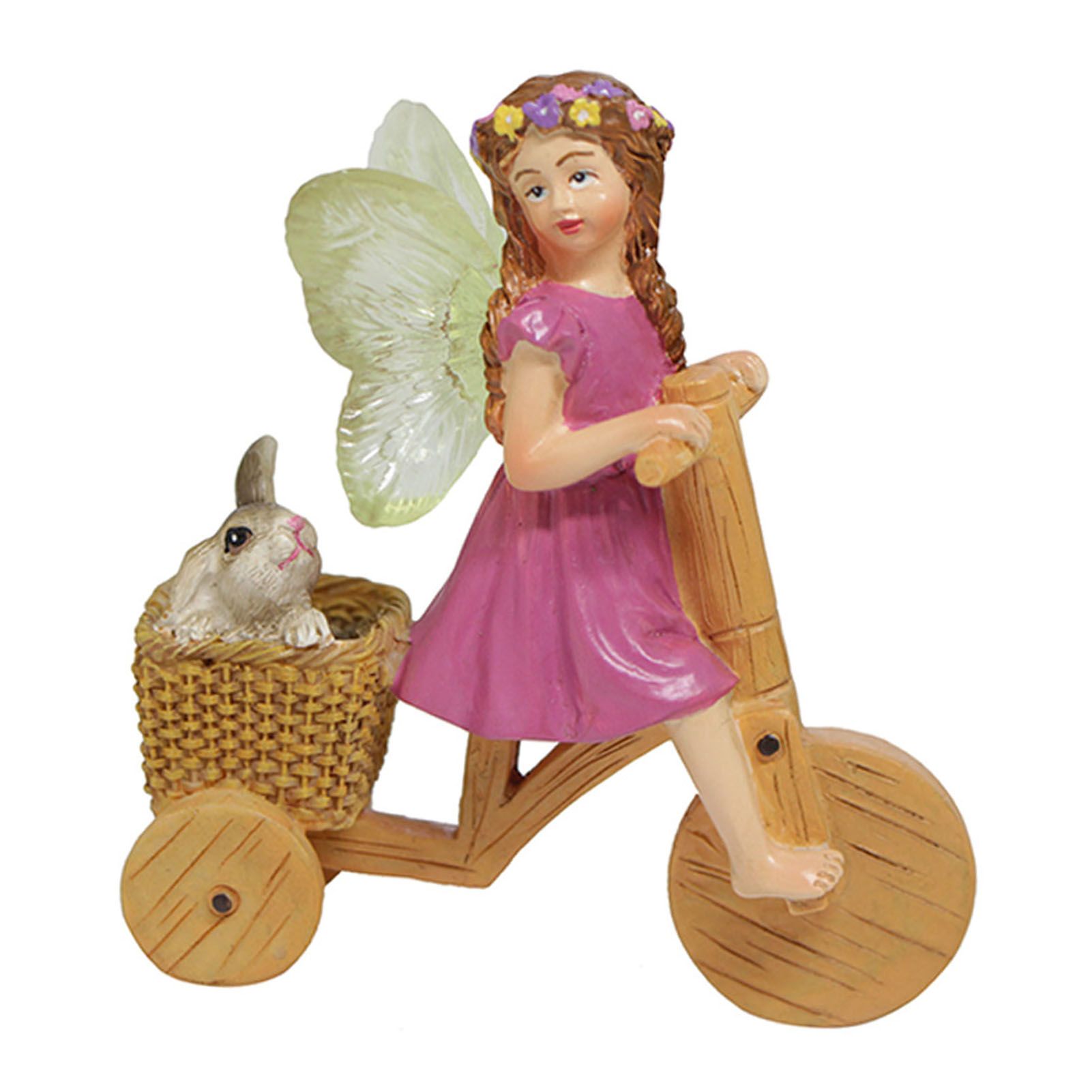 Garden Fairy Figurine Resin Exquisite Superb Craftsmanship Flower Fairy view 6