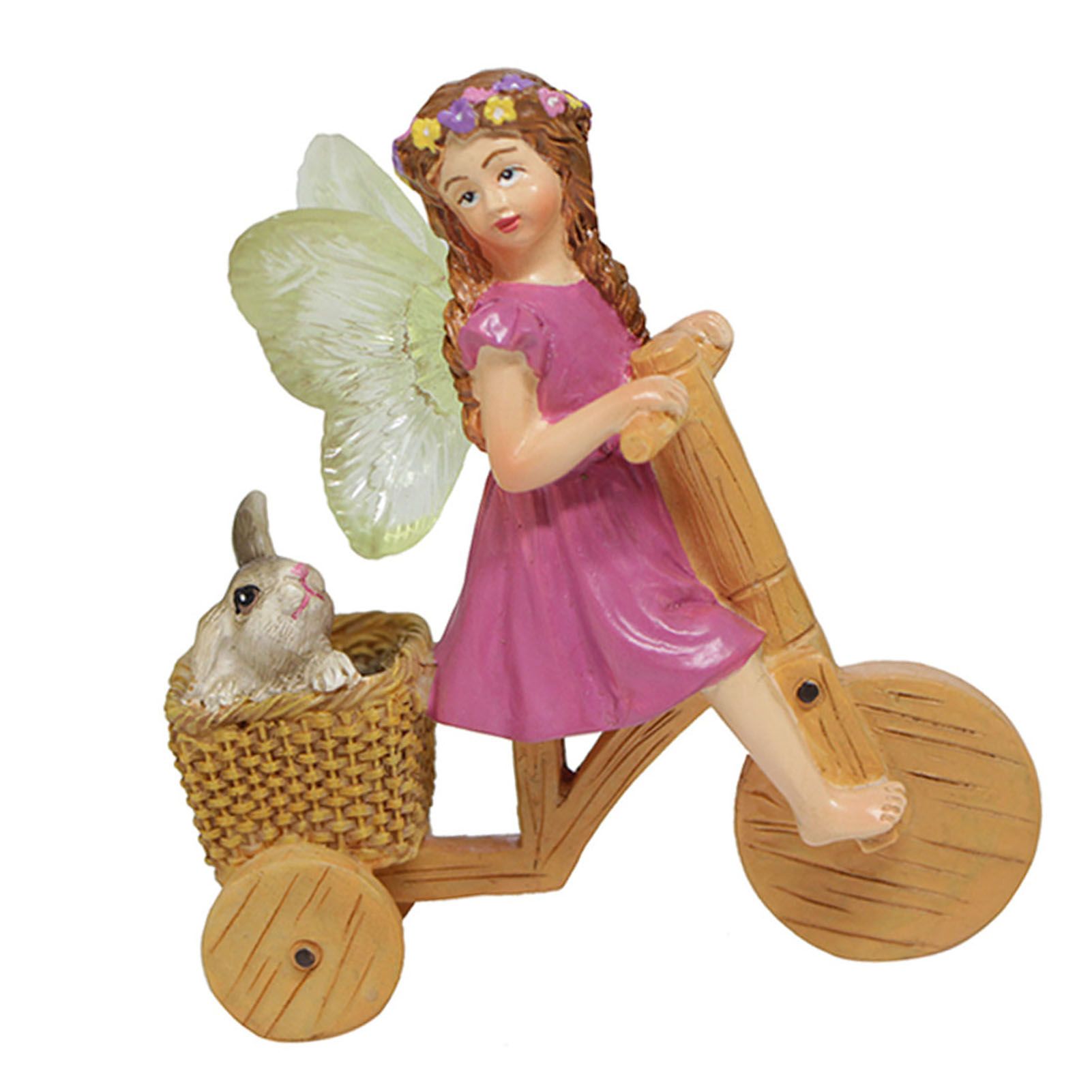Garden Fairy Figurine Resin Exquisite Superb Craftsmanship Flower Fairy view 7