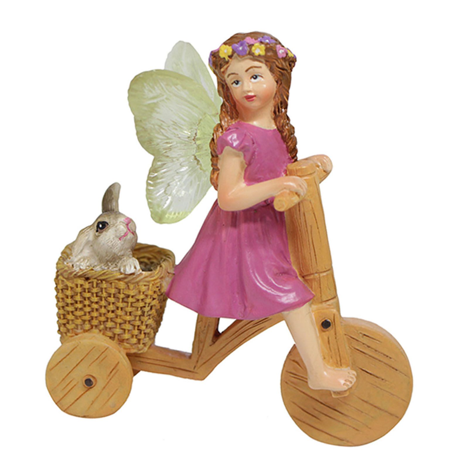Garden Fairy Figurine Resin Exquisite Superb Craftsmanship Flower Fairy view 8
