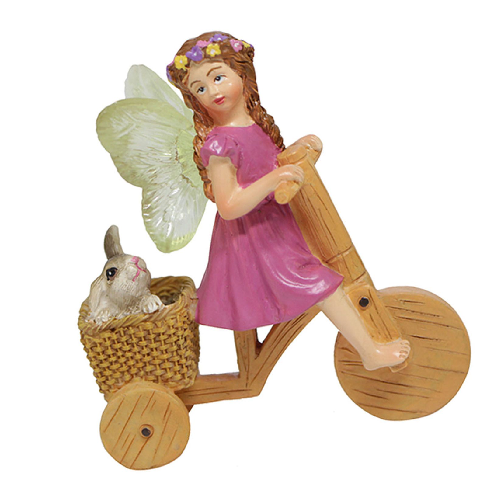 Garden Fairy Figurine Resin Exquisite Superb Craftsmanship Flower Fairy view 9
