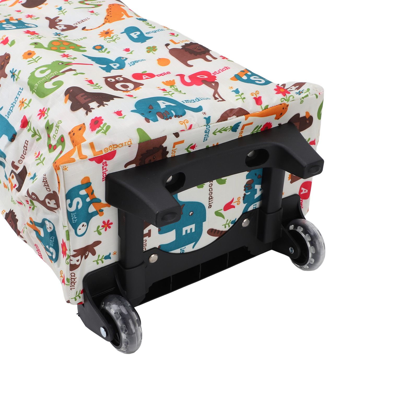 Foldable Shopping Cart for Groceries with Wheels 360 Degree Rolling Swivel view 5