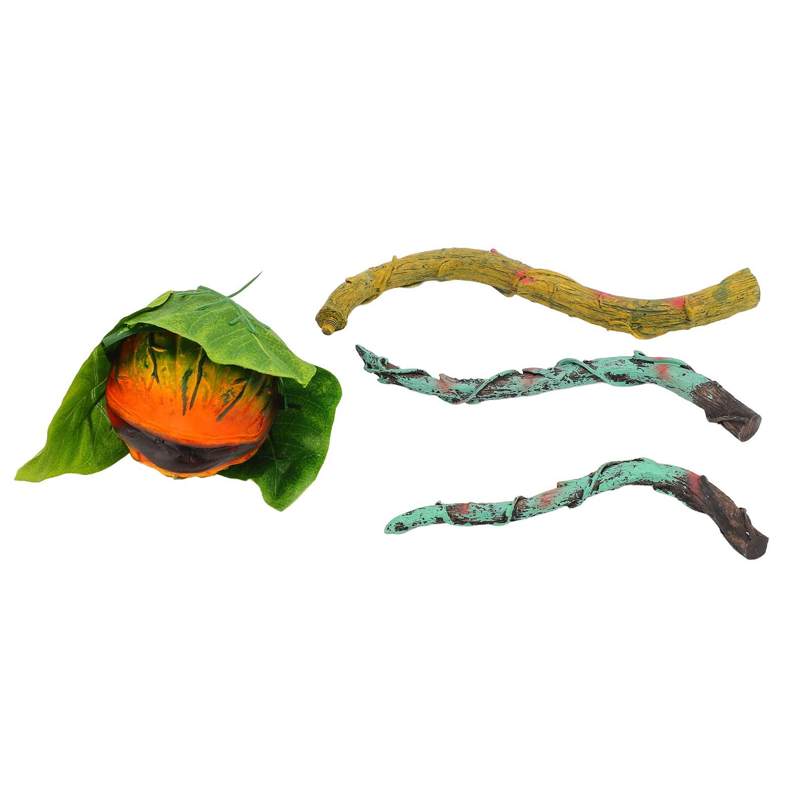 Horror Flower Statue Lifelike Detachable Decorative Ornament Resin Piranha view 8