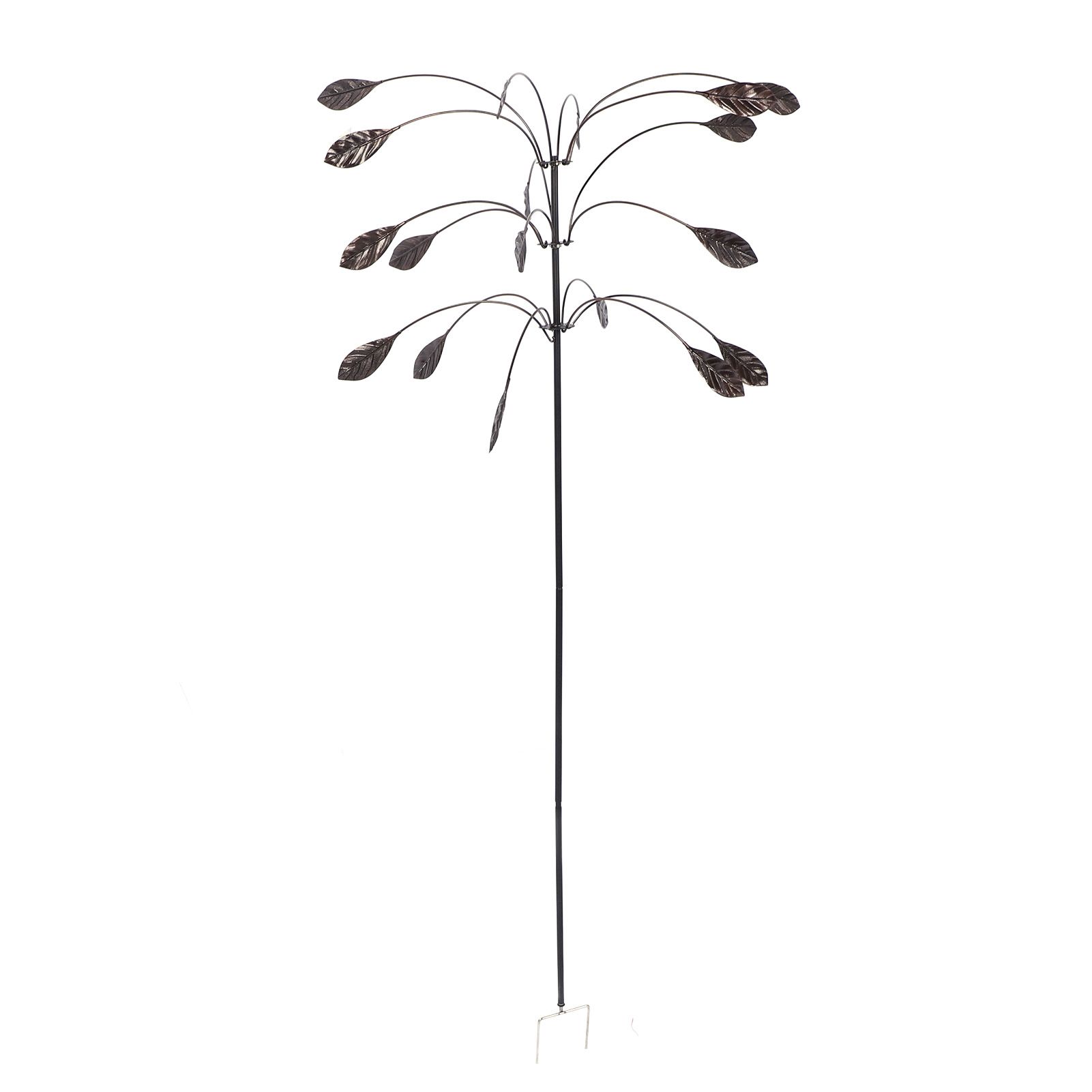 Metal Wind Spinner Wind Sculpture Rustproof Waterproof Heavy Duty Falling view 8