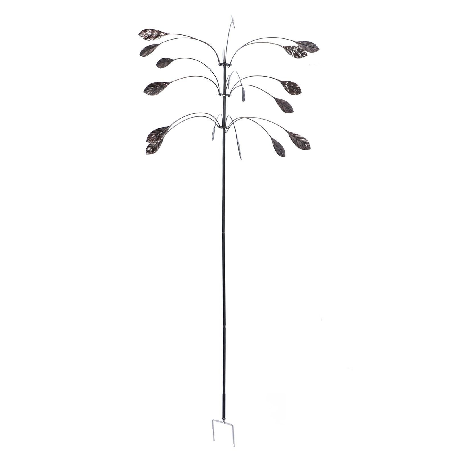 Metal Wind Spinner Wind Sculpture Rustproof Waterproof Heavy Duty Falling view 10