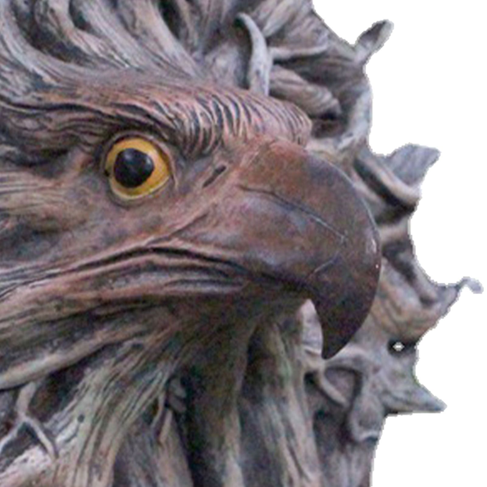 Eagle Head Tree Decor Lifelike Resin Tree Root Eagle Head Pendant Hanging view 5